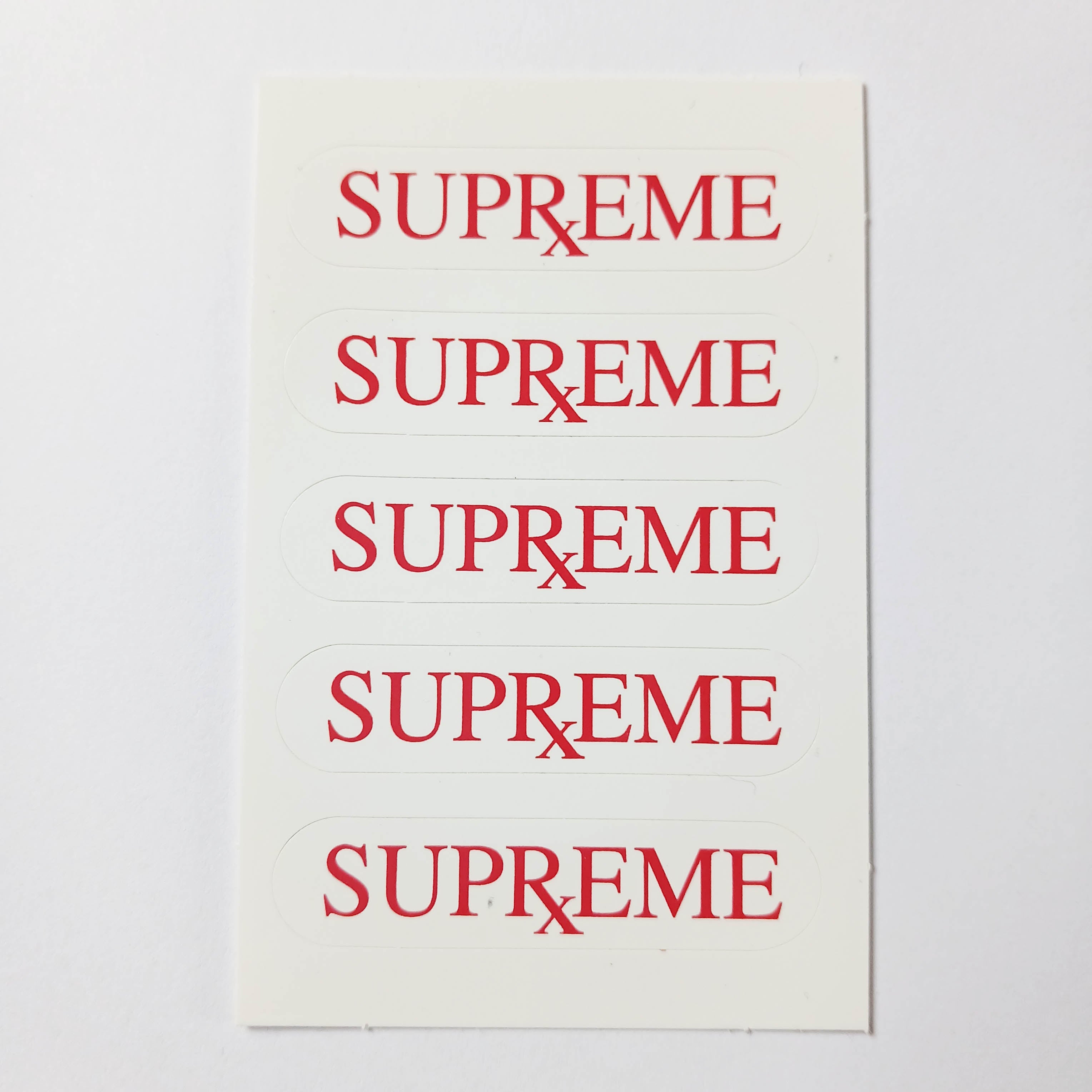 Supreme Skate Sticker Sheet - SkateboardStickers.com