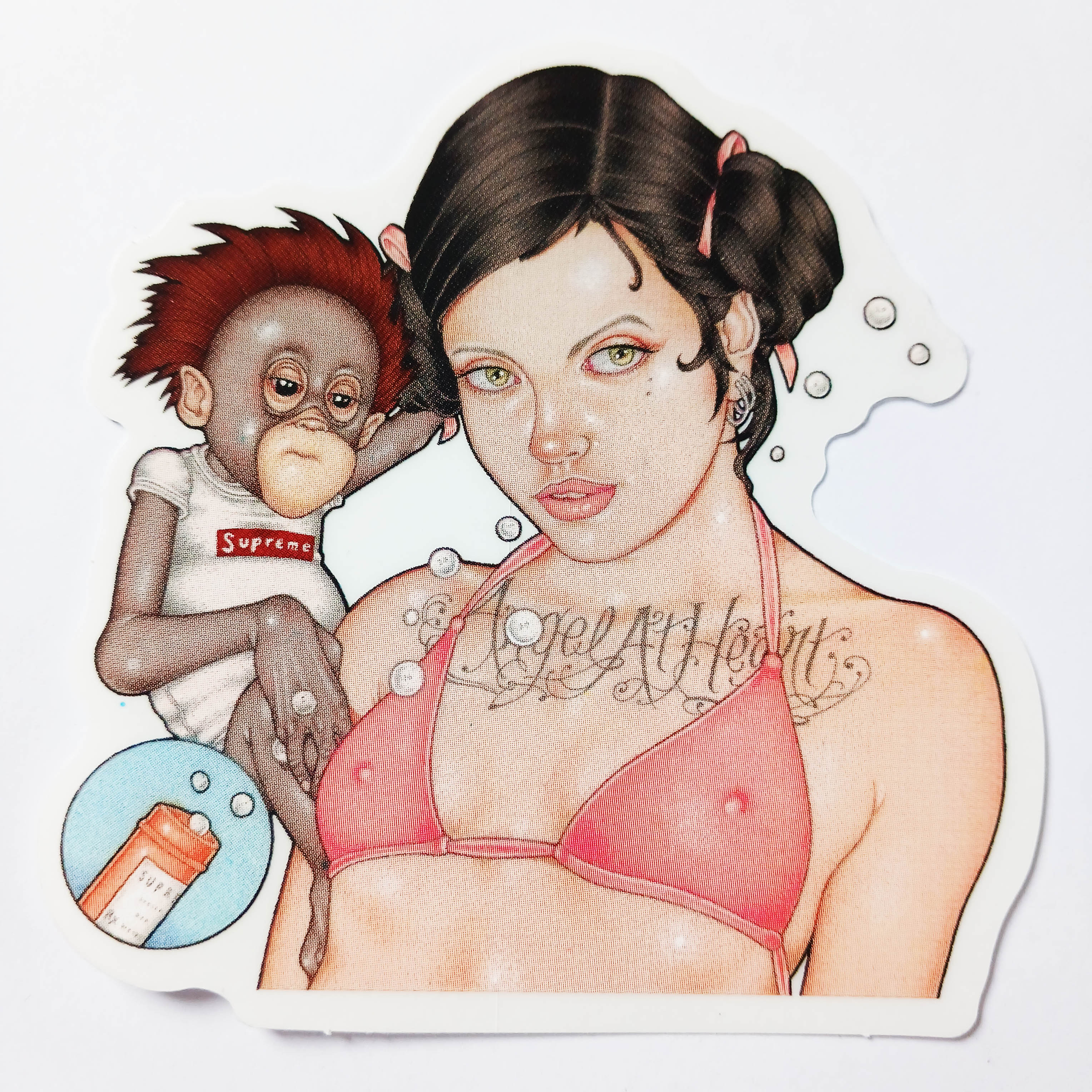 Supreme Clothing Skateboard Sticker - SkateboardStickers.com