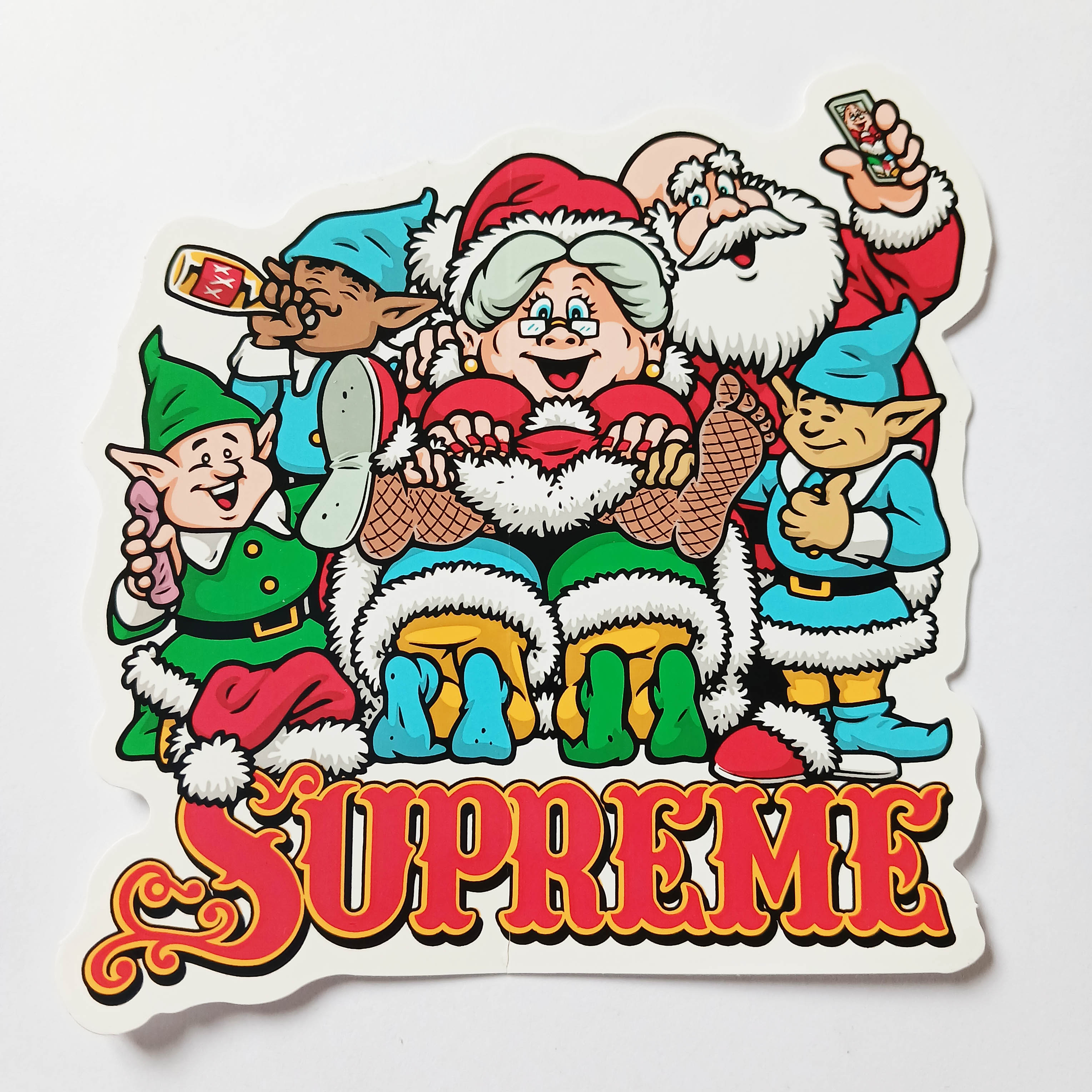 Supreme Clothing Skateboard Sticker - SkateboardStickers.com