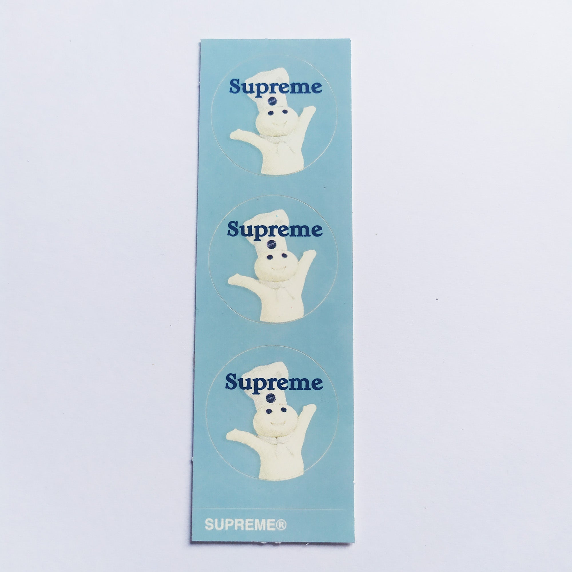 Supreme x Pilsbury Skateboard Sticker Sheet - SkateboardStickers.com