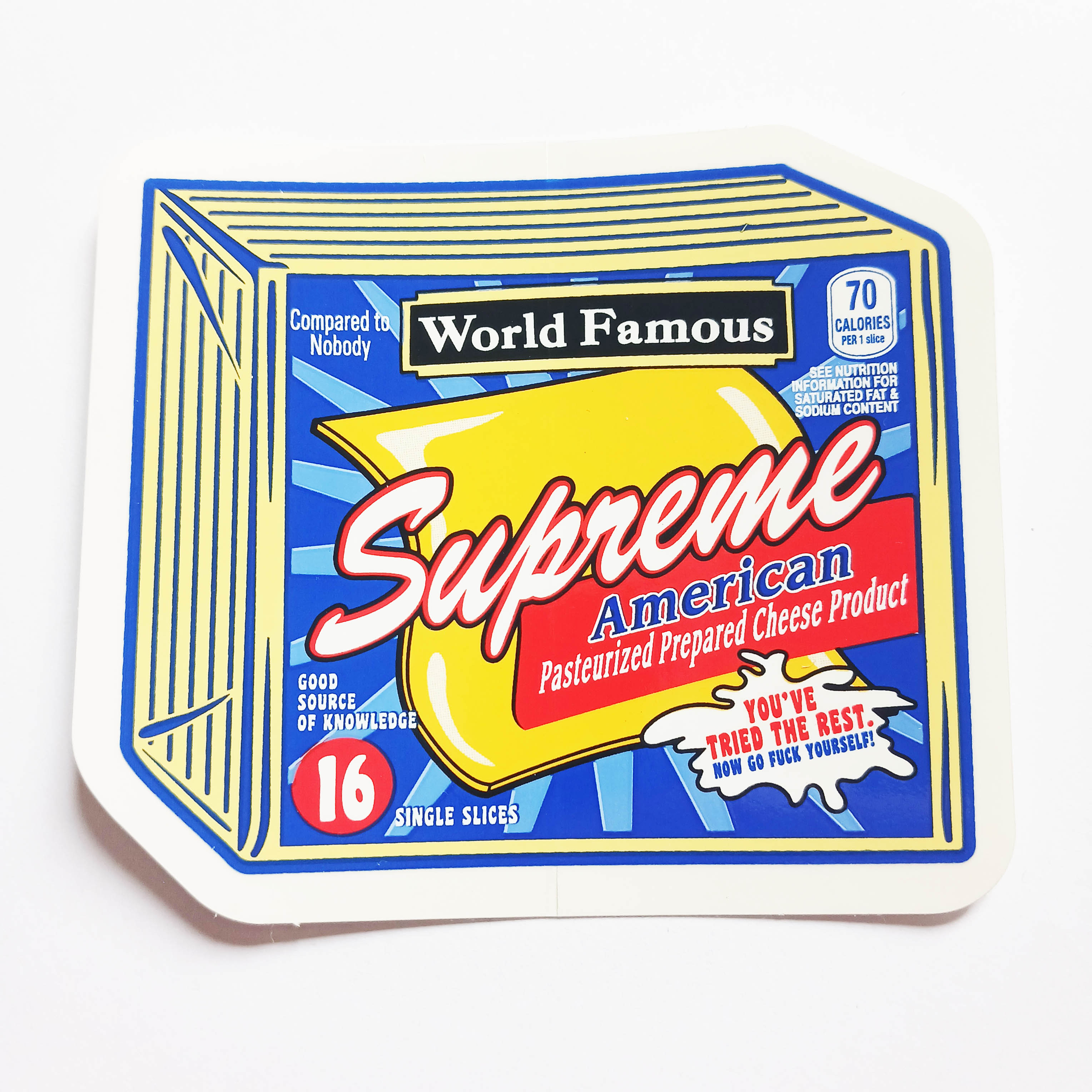 Supreme Clothing Skateboard Sticker - SkateboardStickers.com