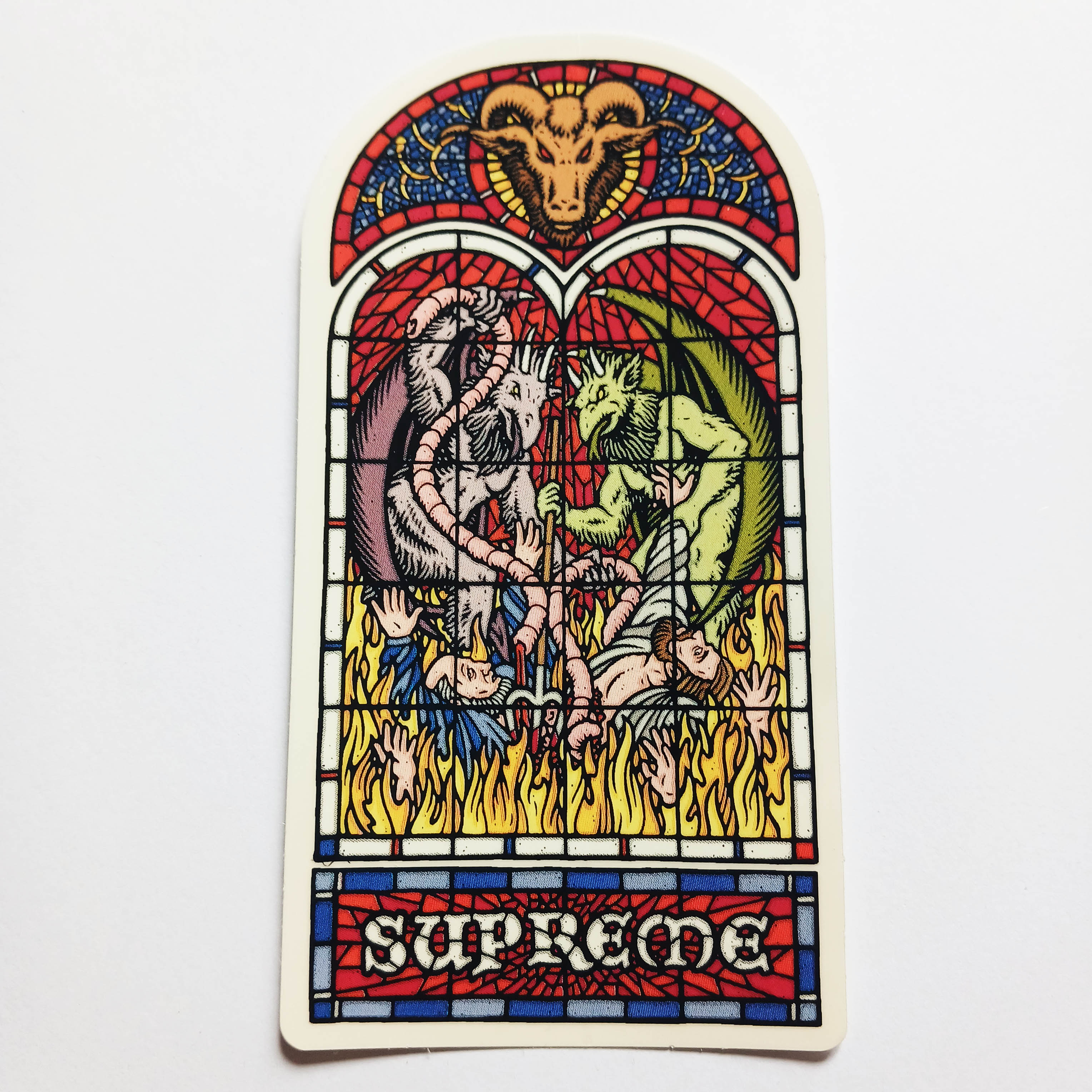 Supreme Clothing Skateboard Sticker - SkateboardStickers.com