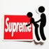 Supreme Clothing Skateboard Sticker