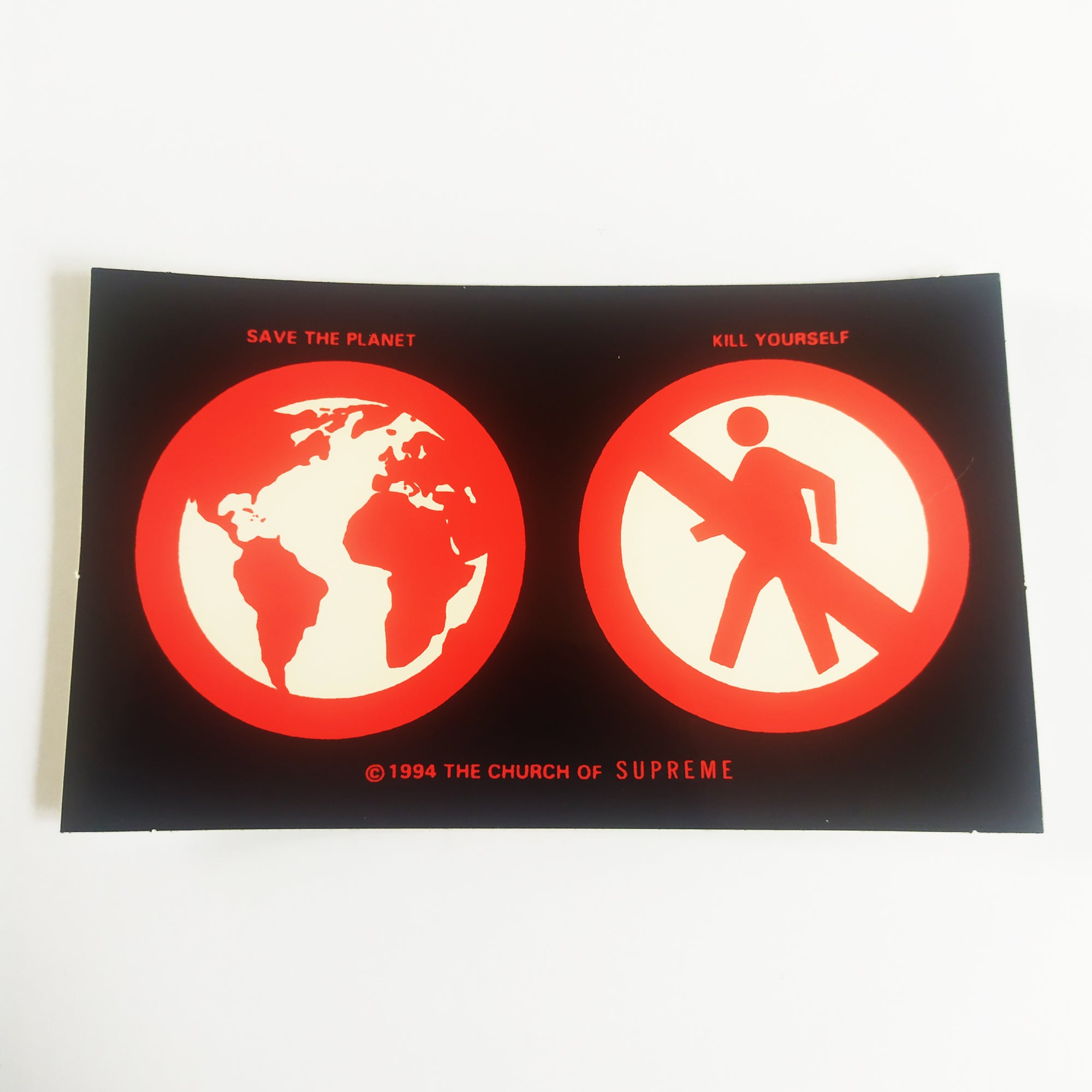 Supreme Skateboard Sticker - The Church of Supreme