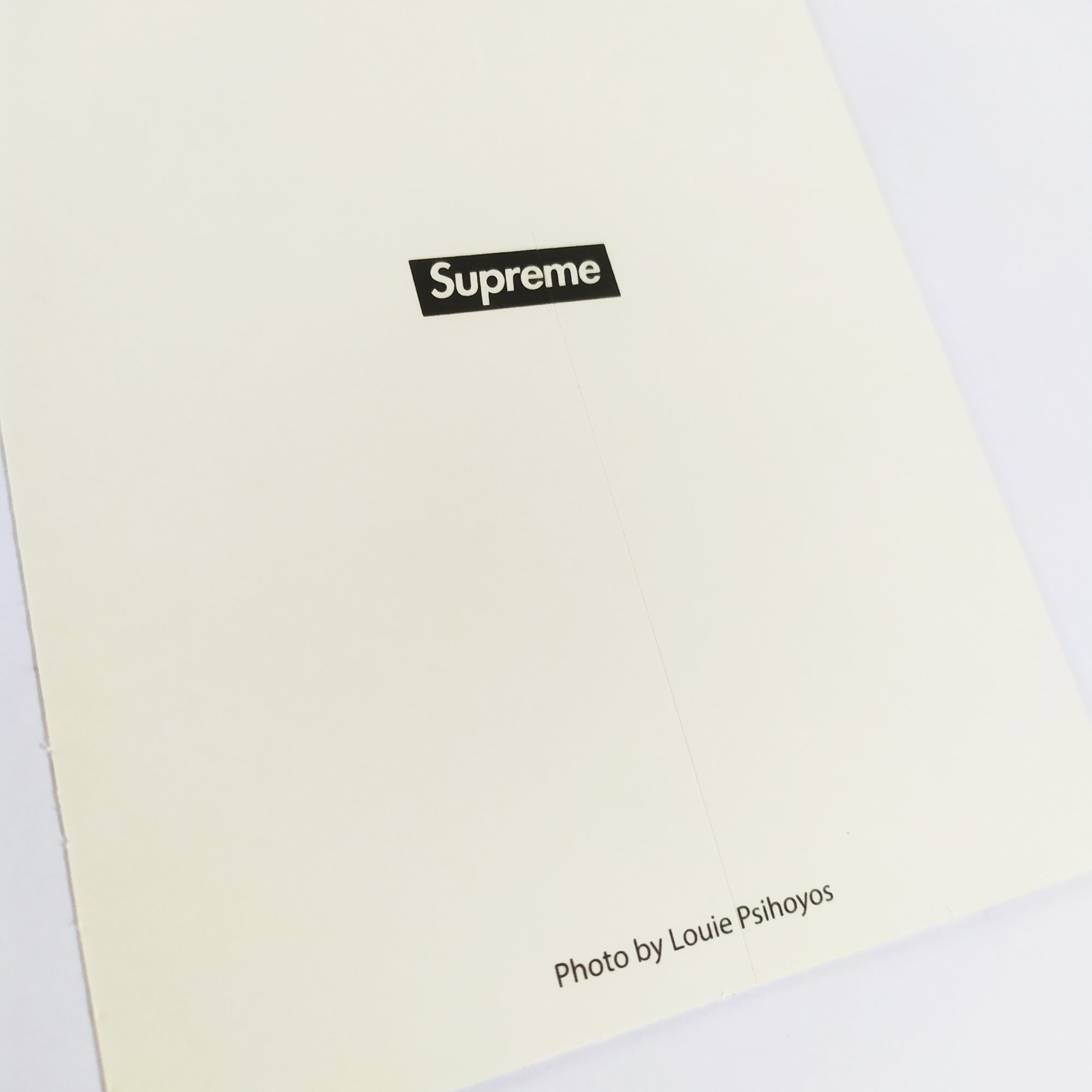 Supreme Skate Sticker - Louie Psihoyos