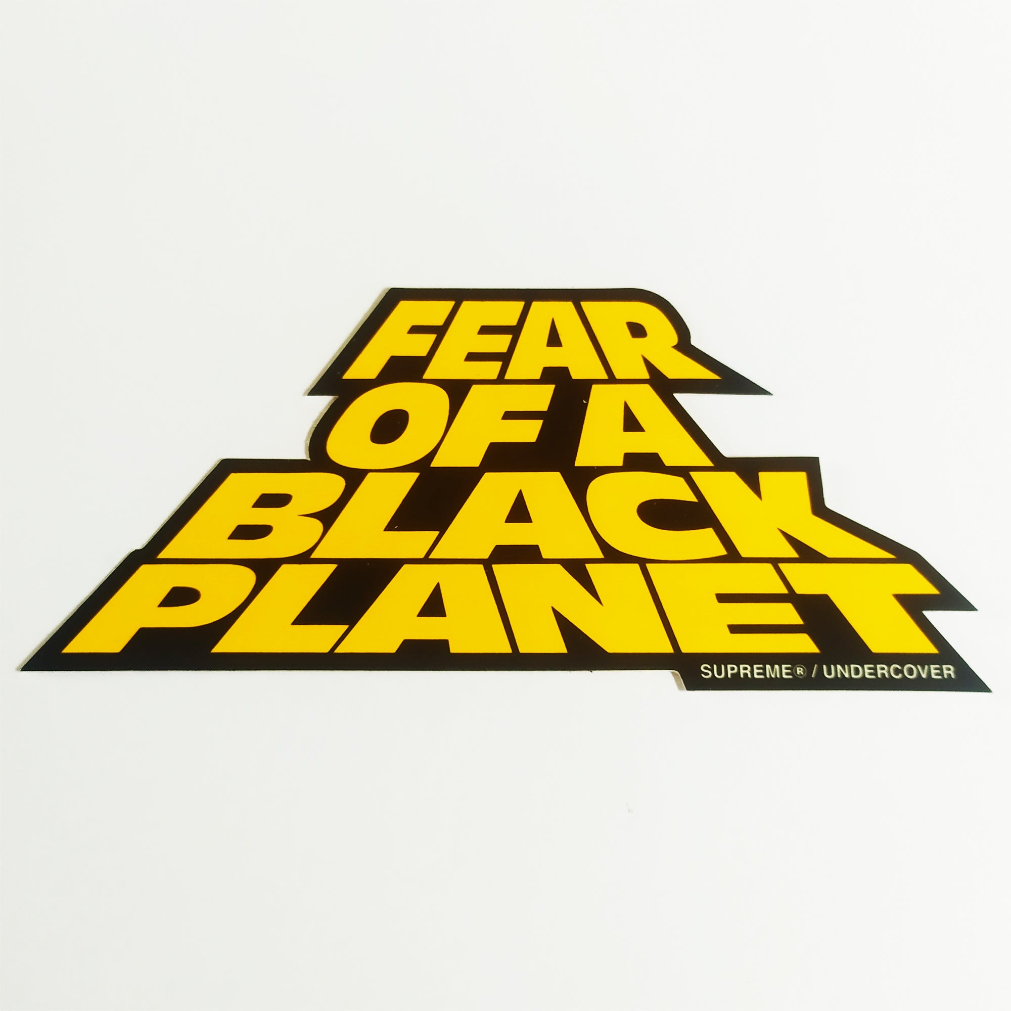 Supreme Skateboard Sticker - Public Enemy / Fear Of A Black Planet