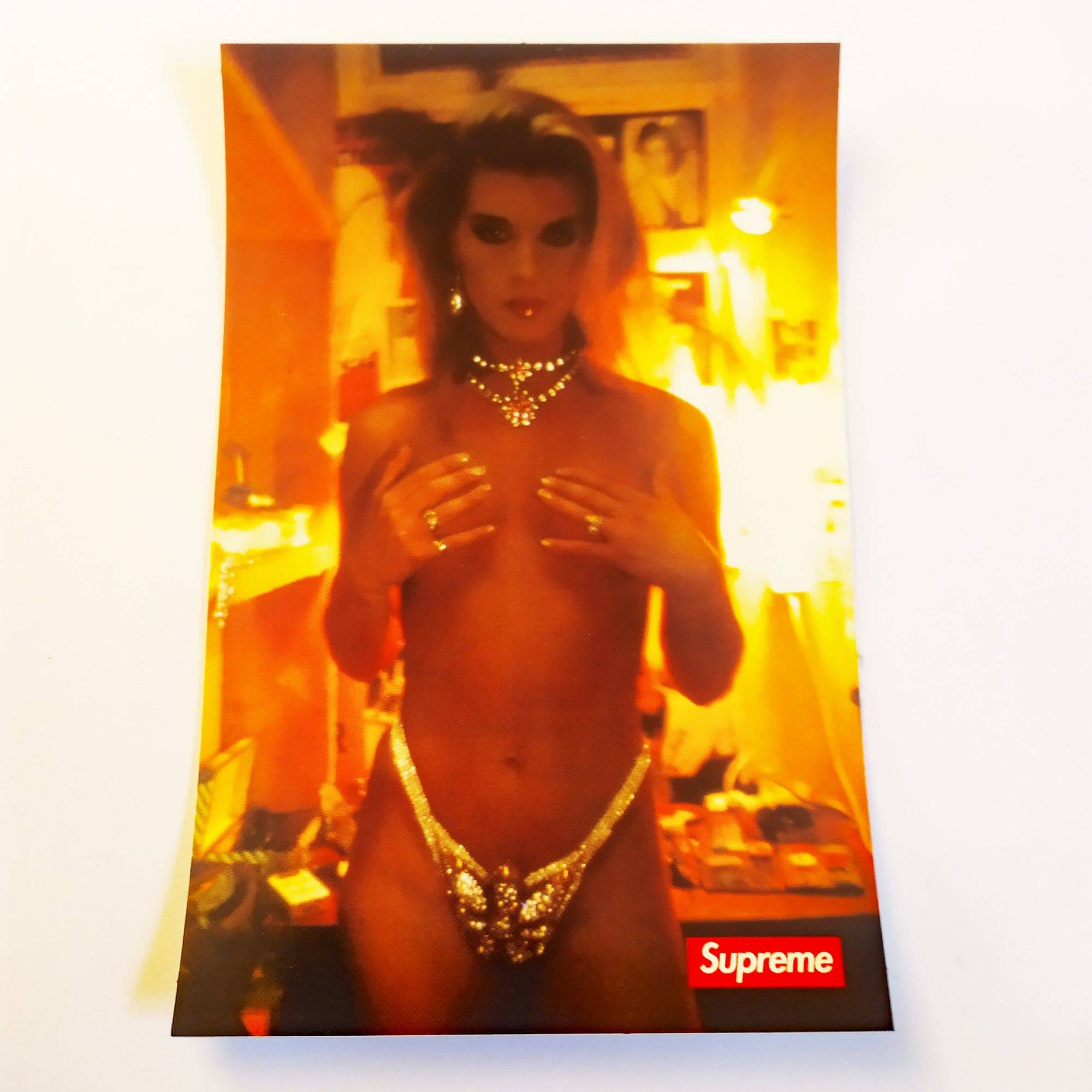 Supreme Skateboard Sticker - Nan Goldin