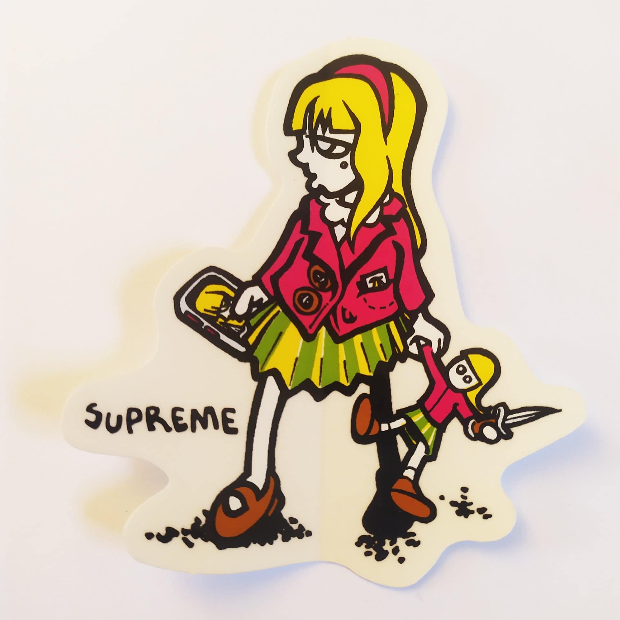 Supreme Skateboard Sticker - SkateboardStickers.com