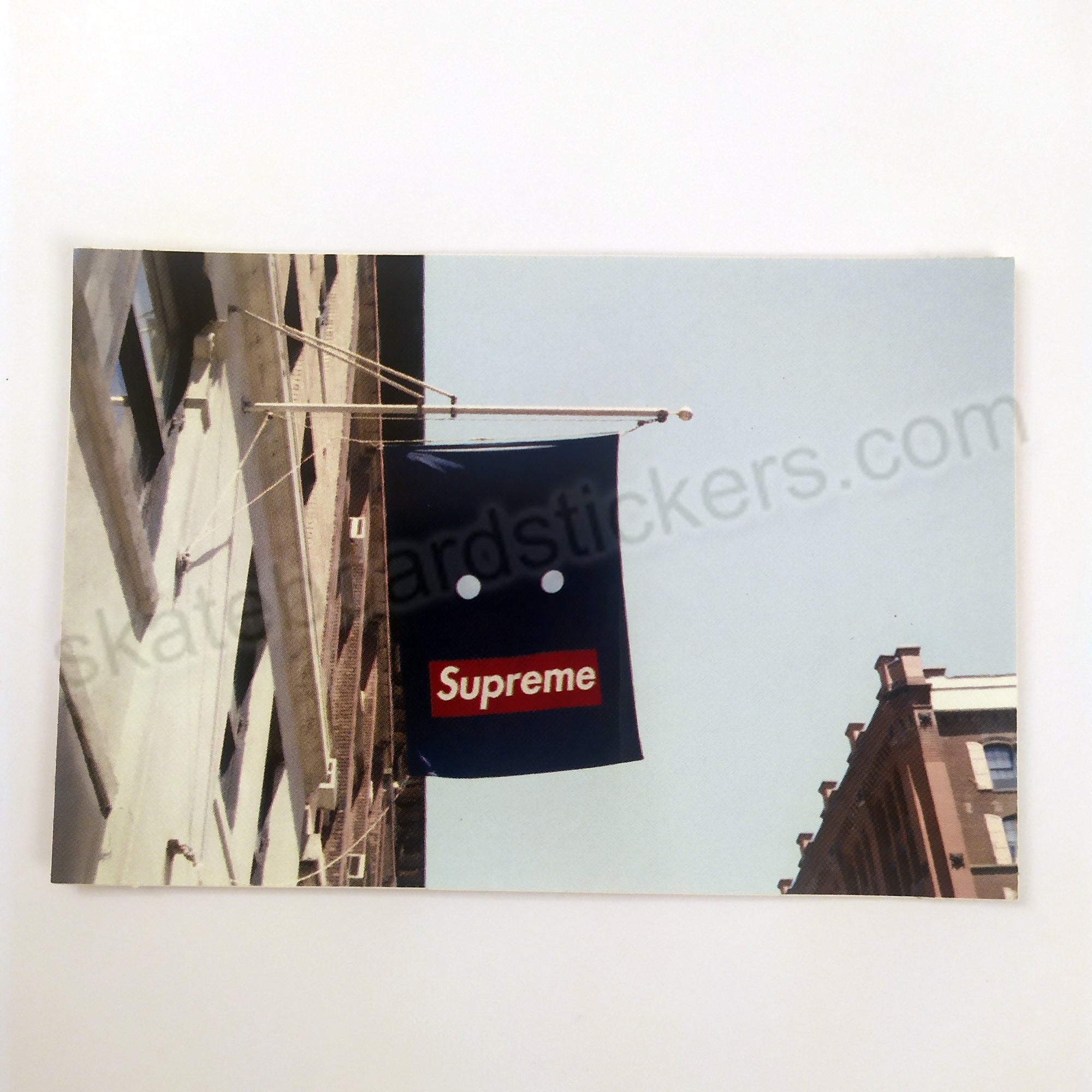 Supreme Skateboards "Banner" Skate Sticker - SkateboardStickers.com