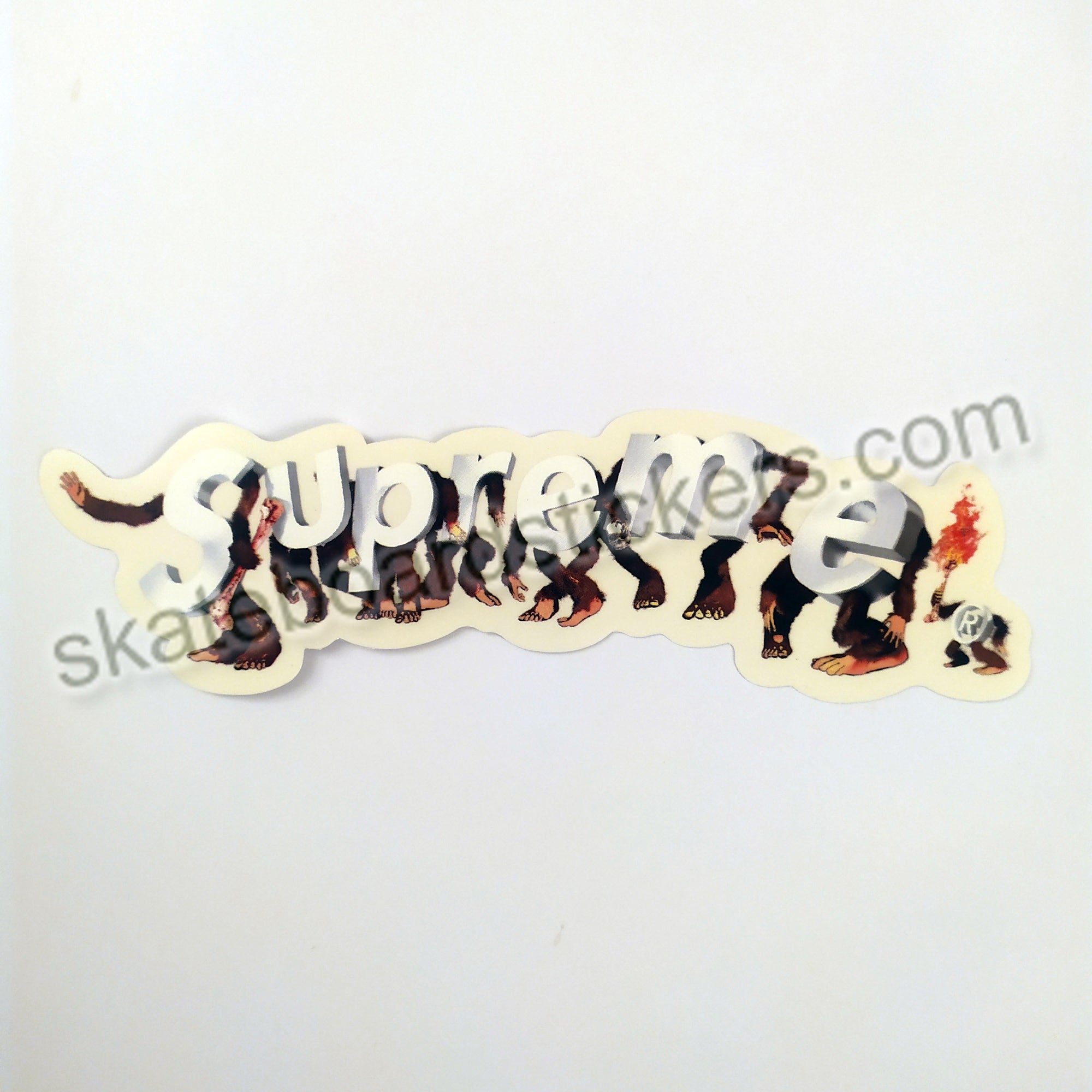 Supreme "Apes" Skateboard Sticker - SkateboardStickers.com