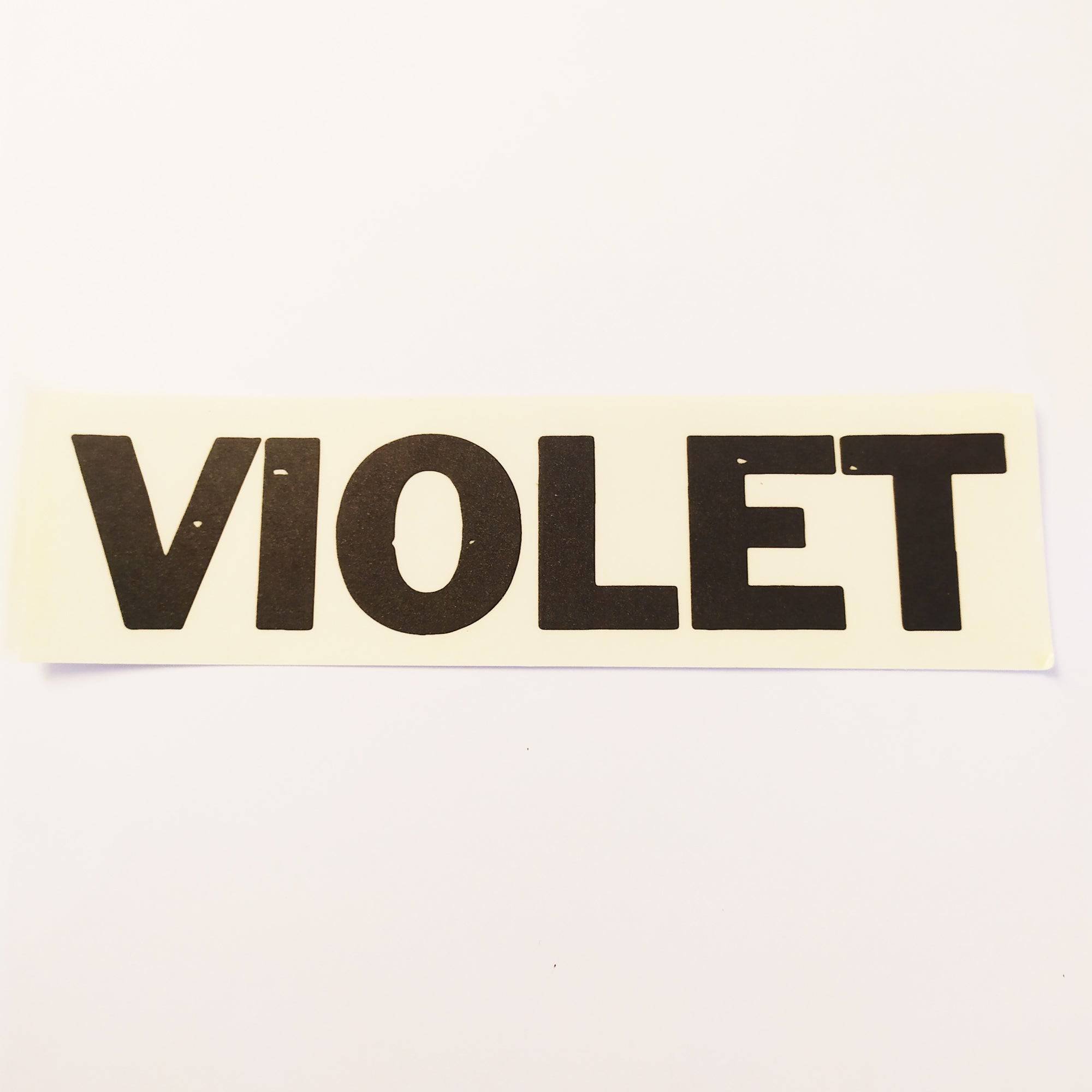 Violet Skateboards Sticker