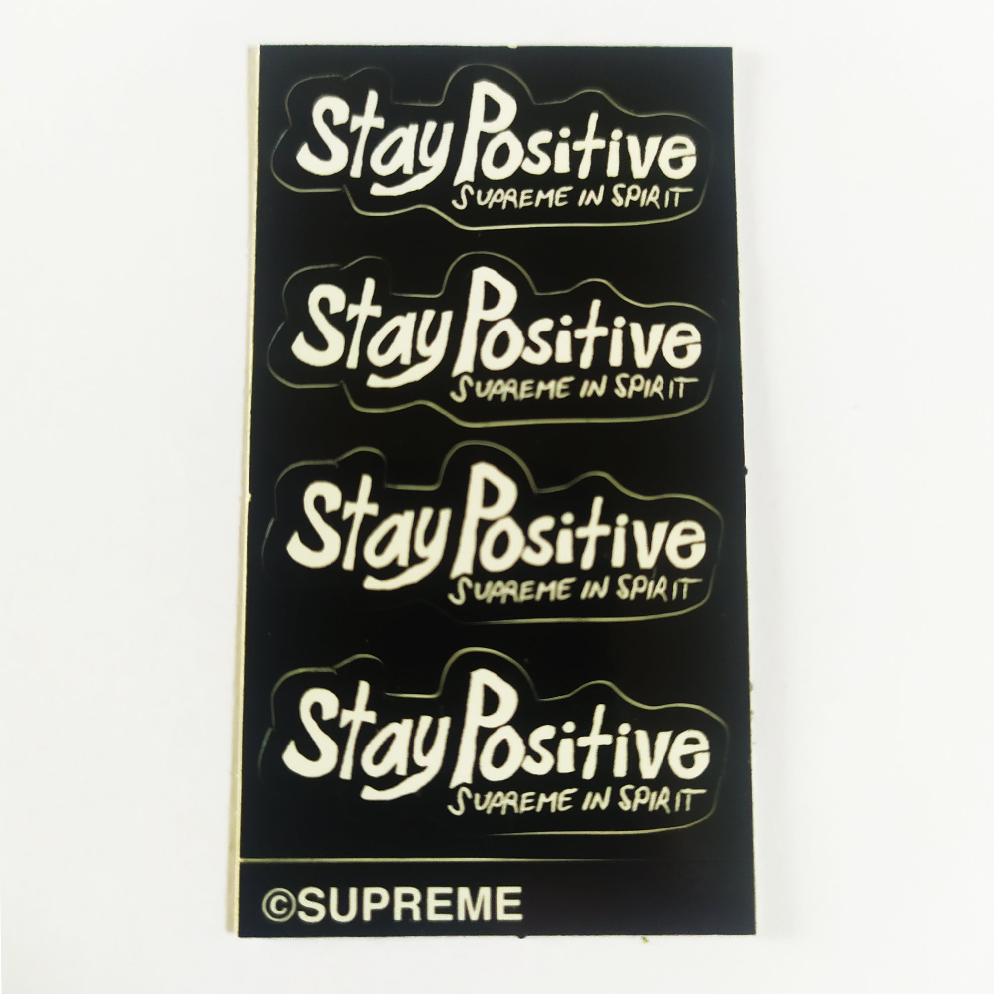 Supreme Skate Sticker Sheet - Stay Positive