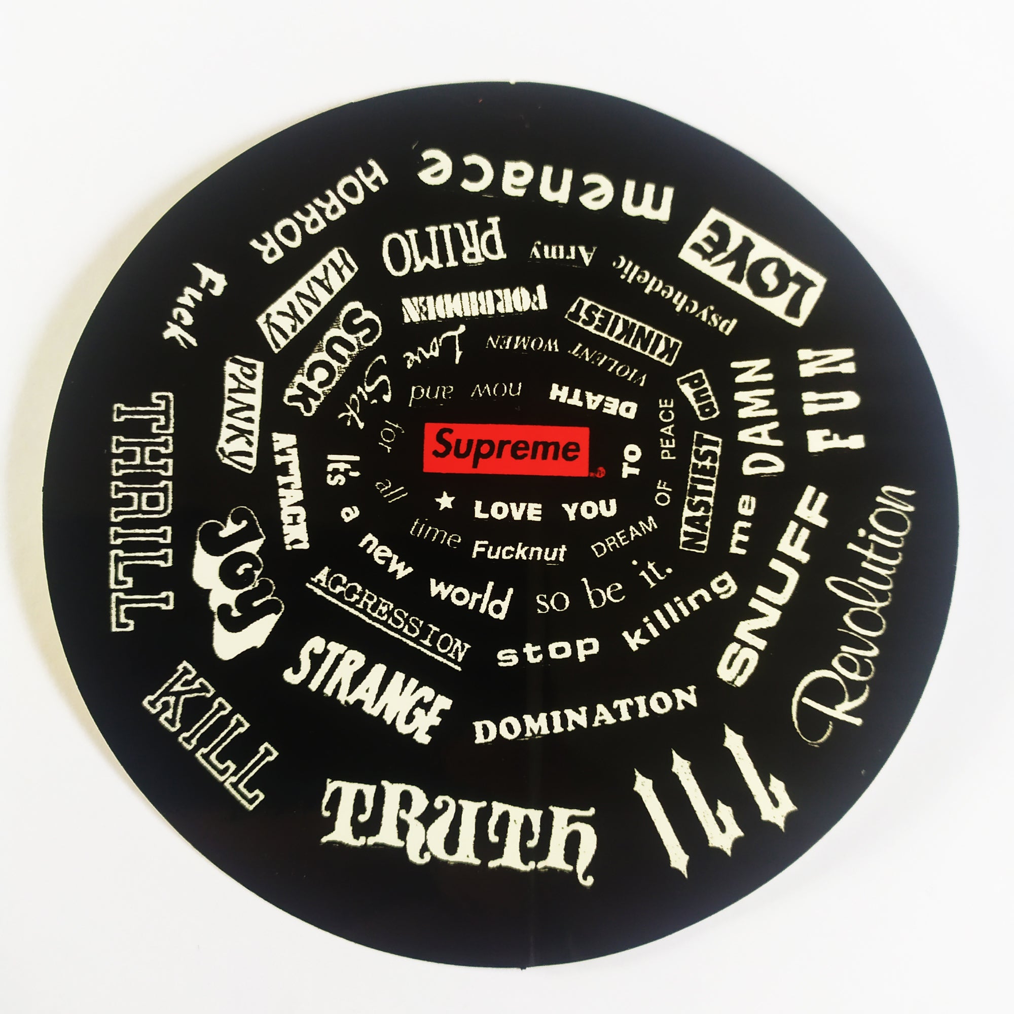 Supreme Skate Sticker
