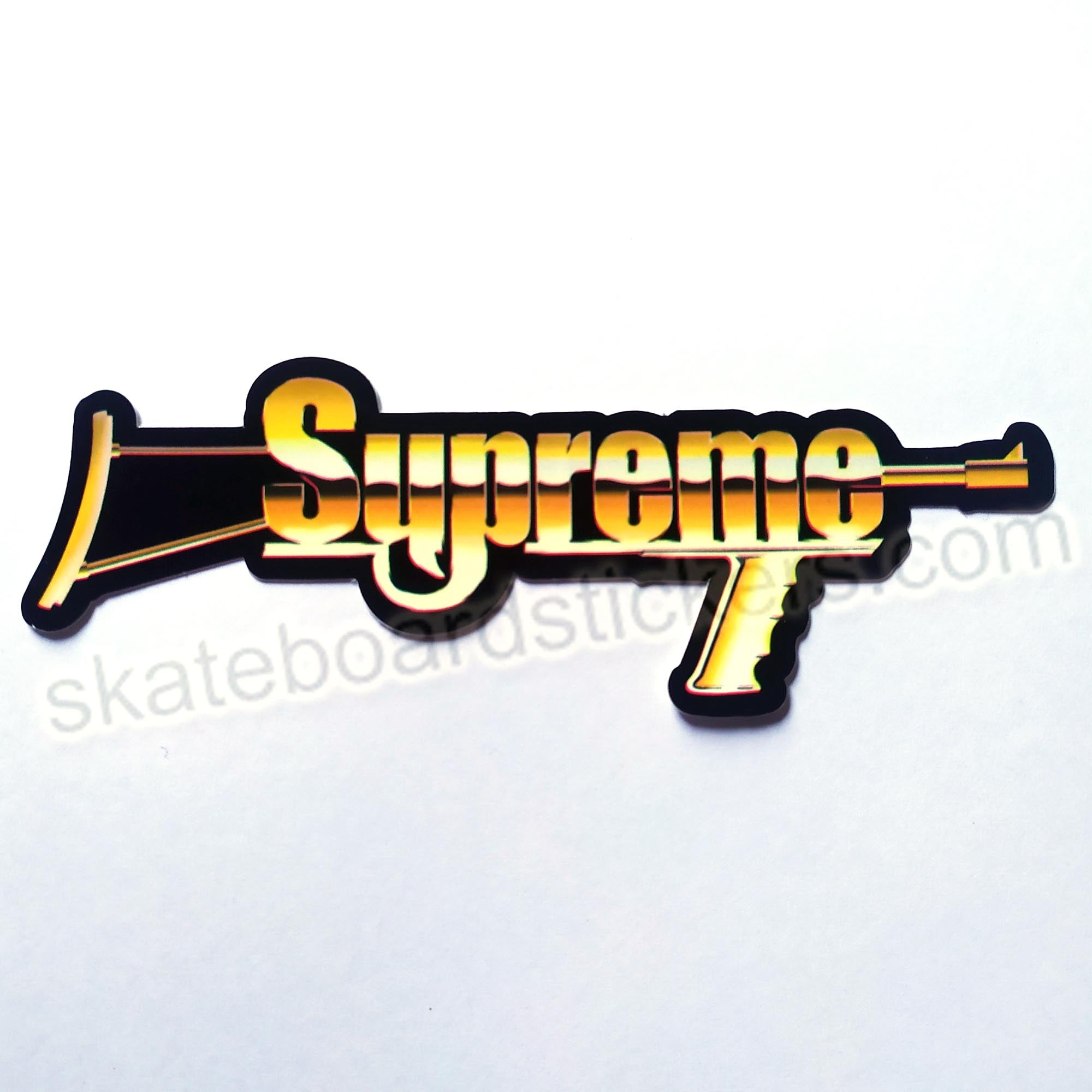 Supreme "Automatic" Sticker - SkateboardStickers.com
