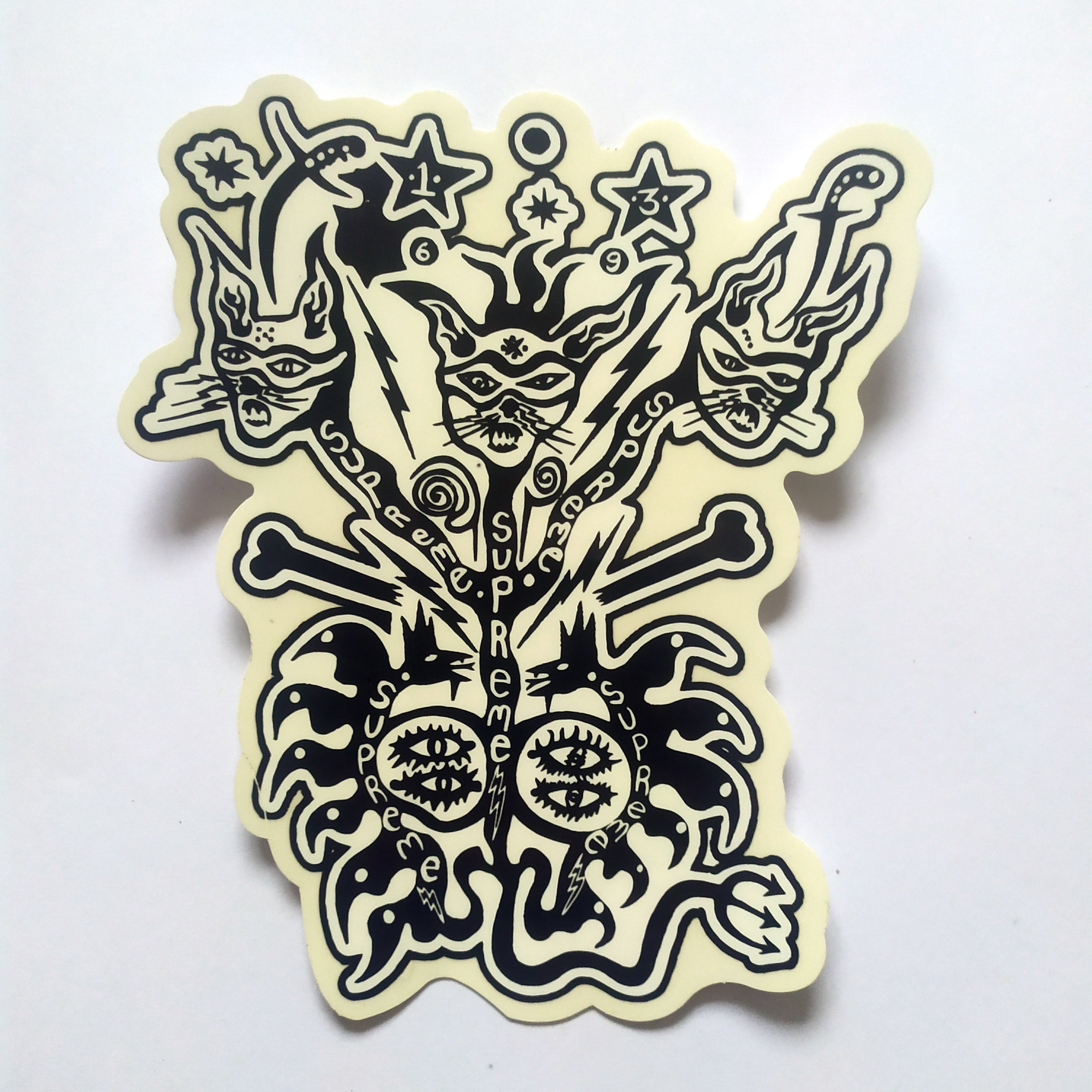Supreme Clothing Skateboard Sticker - SkateboardStickers.com