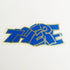 There Skateboards Sticker - "Block" Glitter Blue