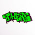 There Skateboards Sticker - "Life Toy" Green