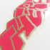 There Skateboards Sticker - "Block" Glitter Red