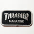 Thrasher Magazine Logo Patch - Black / Silver