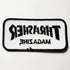 Thrasher Magazine Logo Patch - White / Black