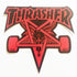 Thrasher Magazine Skateboard Sticker - Skategoat Black/Red - SkateboardStickers.com