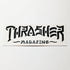 Thrasher Magazine Thrash & Destroy Sticker - White / Black