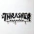 Thrasher Magazine Wet Paint Sticker - White / Black