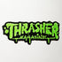 Thrasher Magazine Wet Paint Sticker - Green / Black