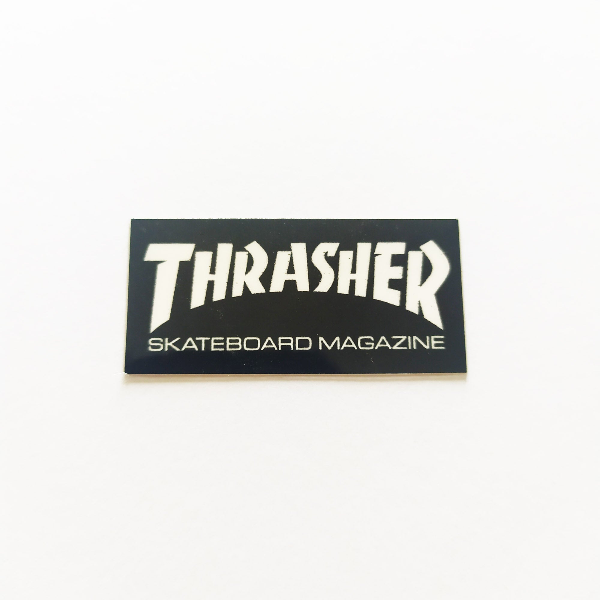 Thrasher Magazine Skateboard Sticker - OG Logo - mini - SkateboardStickers.com