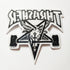 Thrasher Magazine Skategoat Patch - White / Black