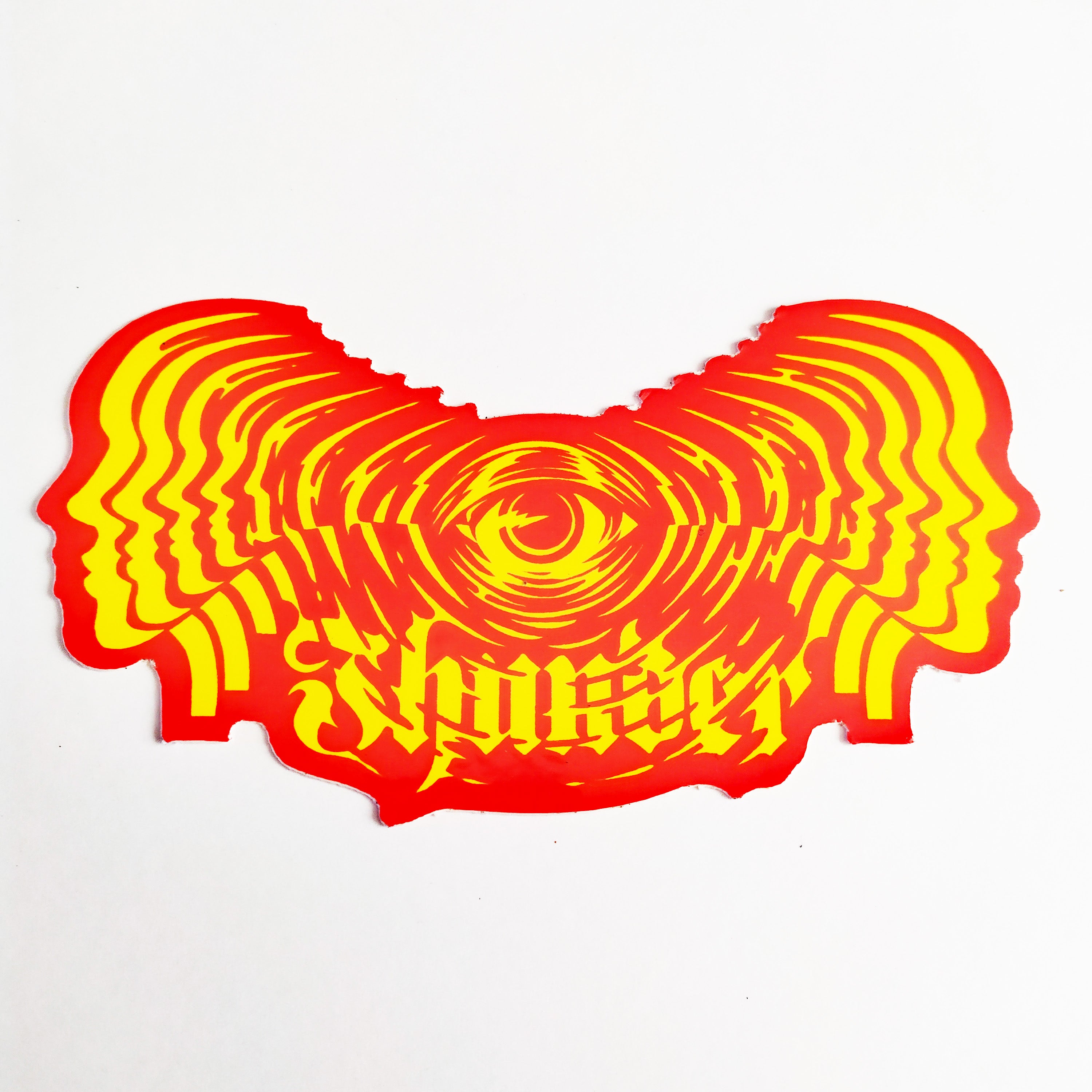 Thunder Trucks Mindstate Skateboard Sticker - Red/Orange