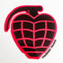 Thunder Trucks OG Grenade Skateboard Sticker - Black/Red