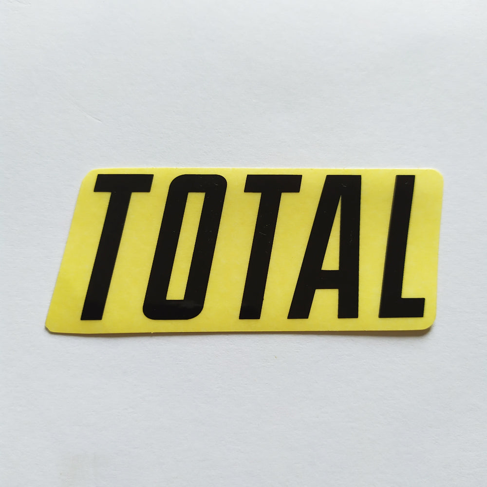 Total Bikes BMX Sticker - "Total" - SkateboardStickers.com