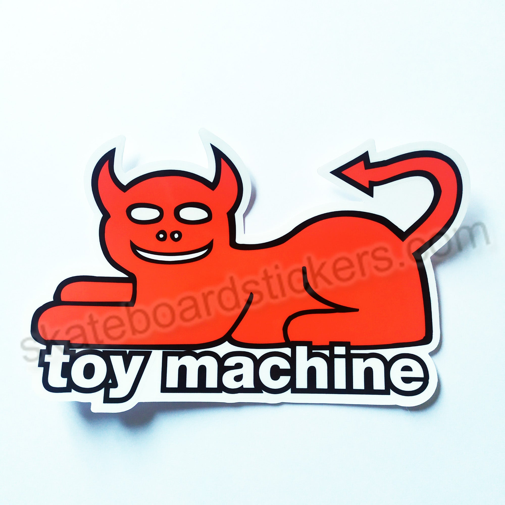Toy Machine "Devil Cat" - Skateboard Sticker 13.5 cm x 9 cm approx - SkateboardStickers.com