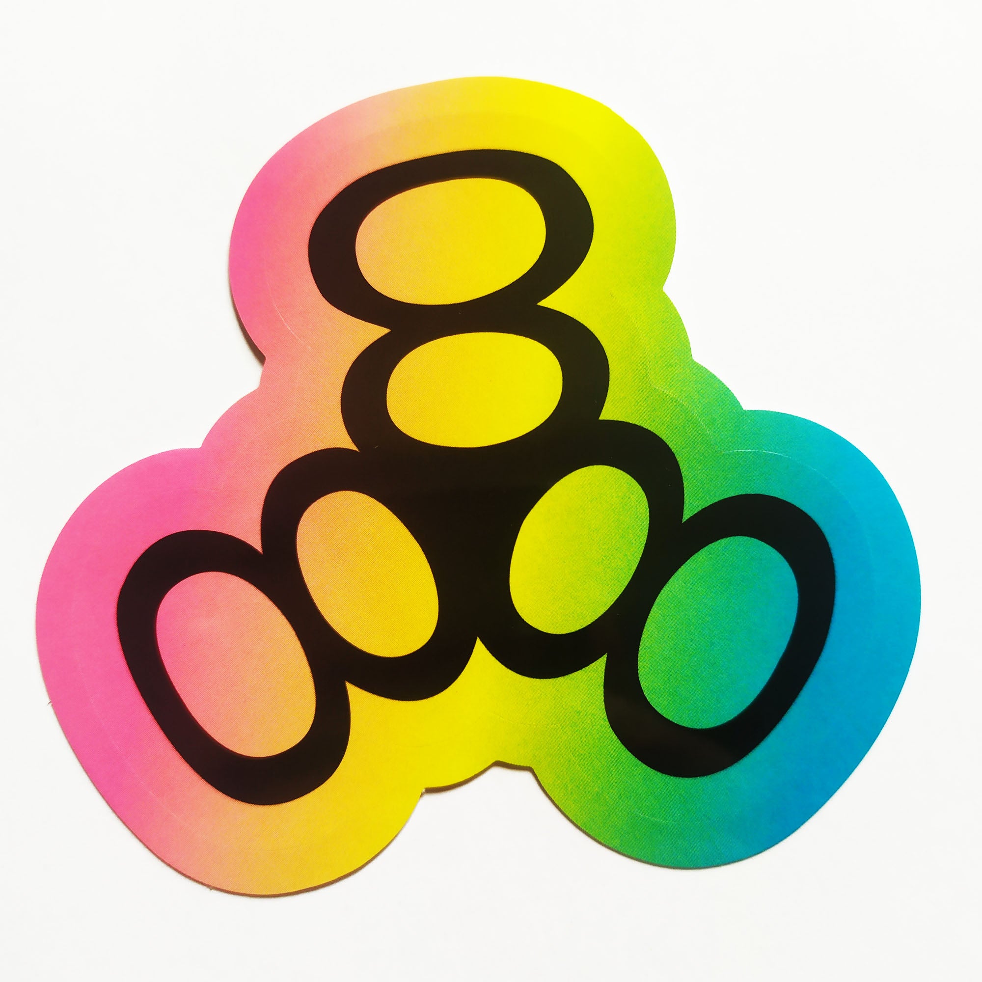Triple Eight Helmets Skate Sticker - Multicolour/Black