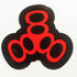 Triple Eight Helmets Skate Sticker - Red/Black