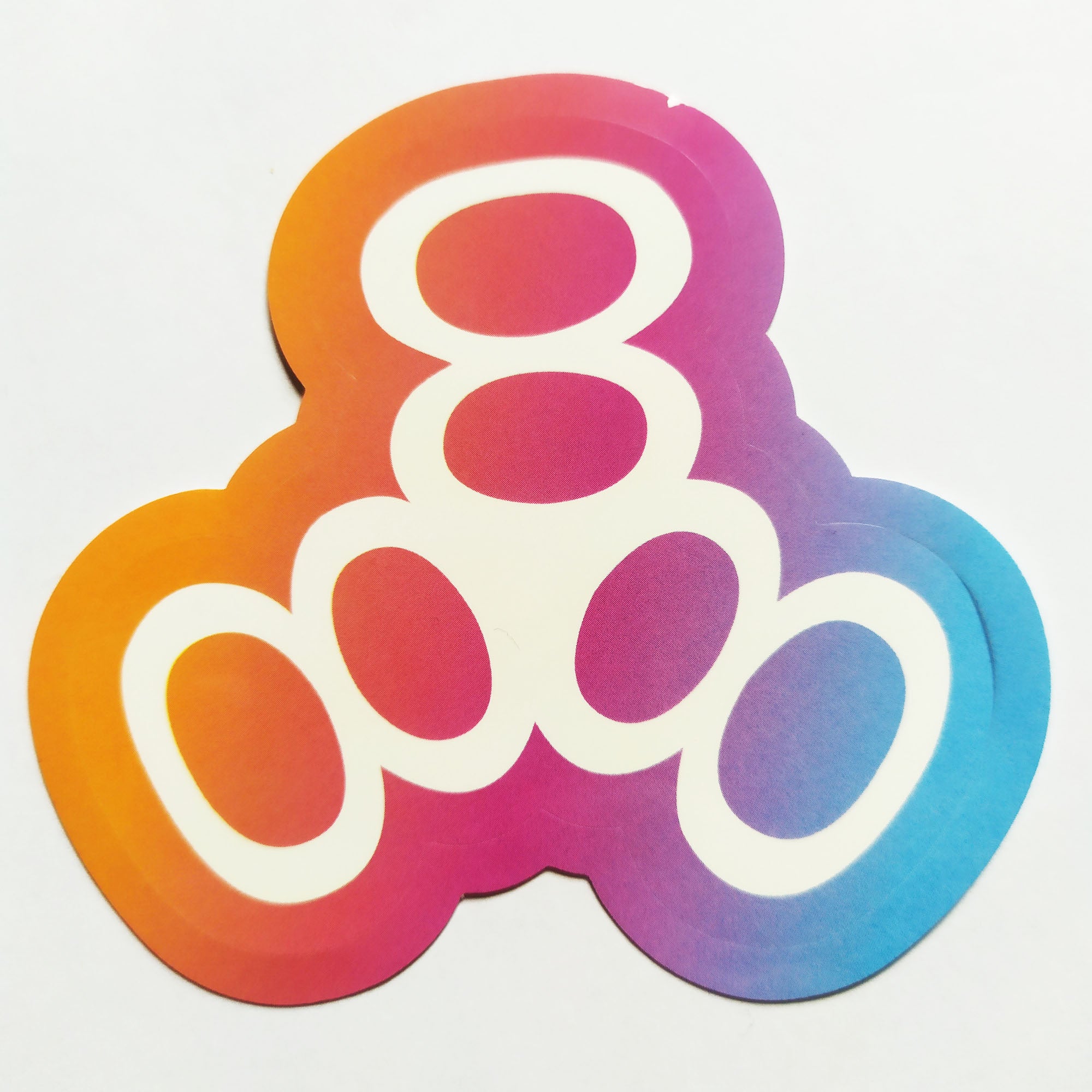 Triple Eight Helmets Skate Sticker - Multicolour/White