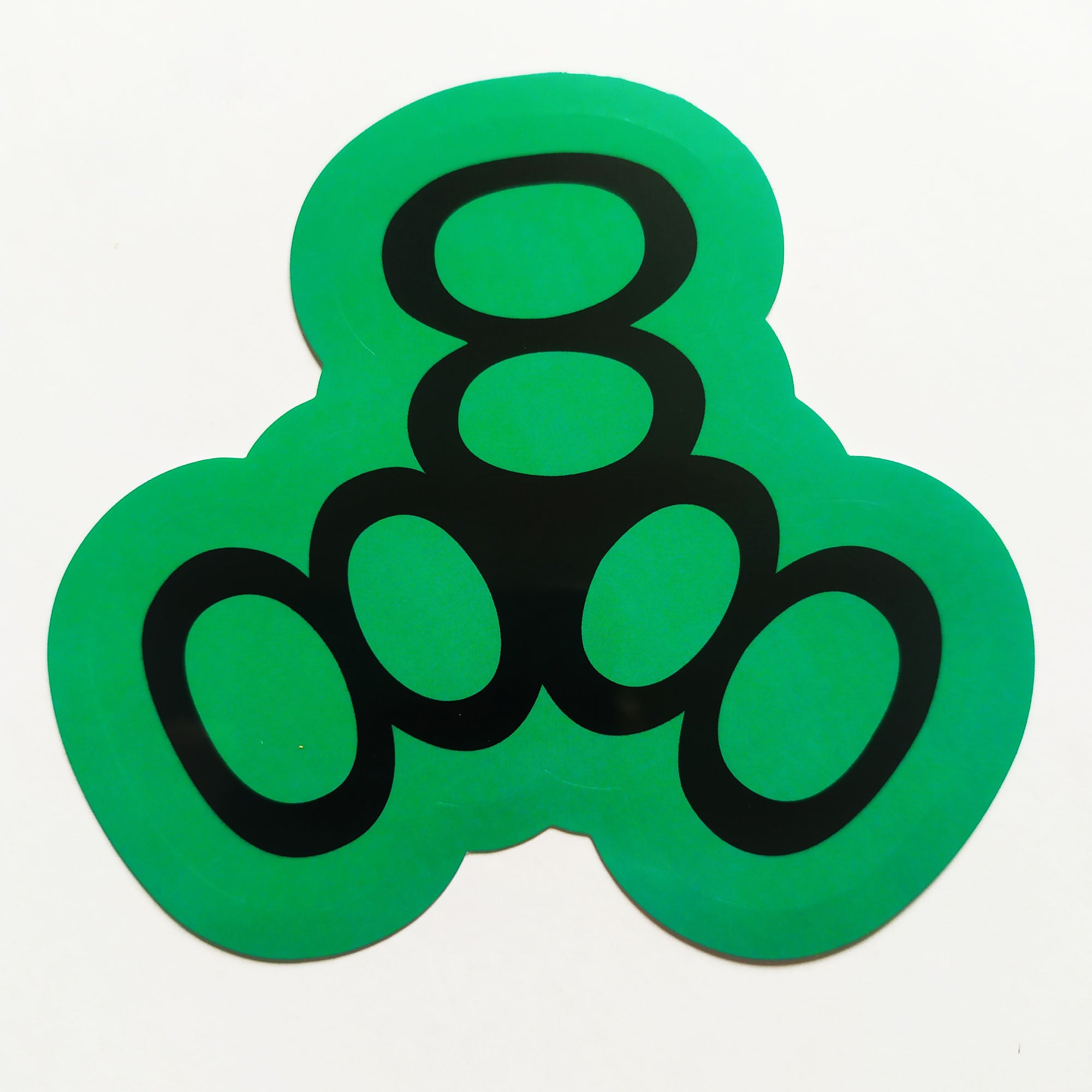 Triple Eight Helmets Skate Sticker - Green/Black