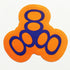 Triple Eight Helmets Skate Sticker - Orange/Blue