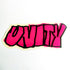 Unity Skateboards Sticker - Purple