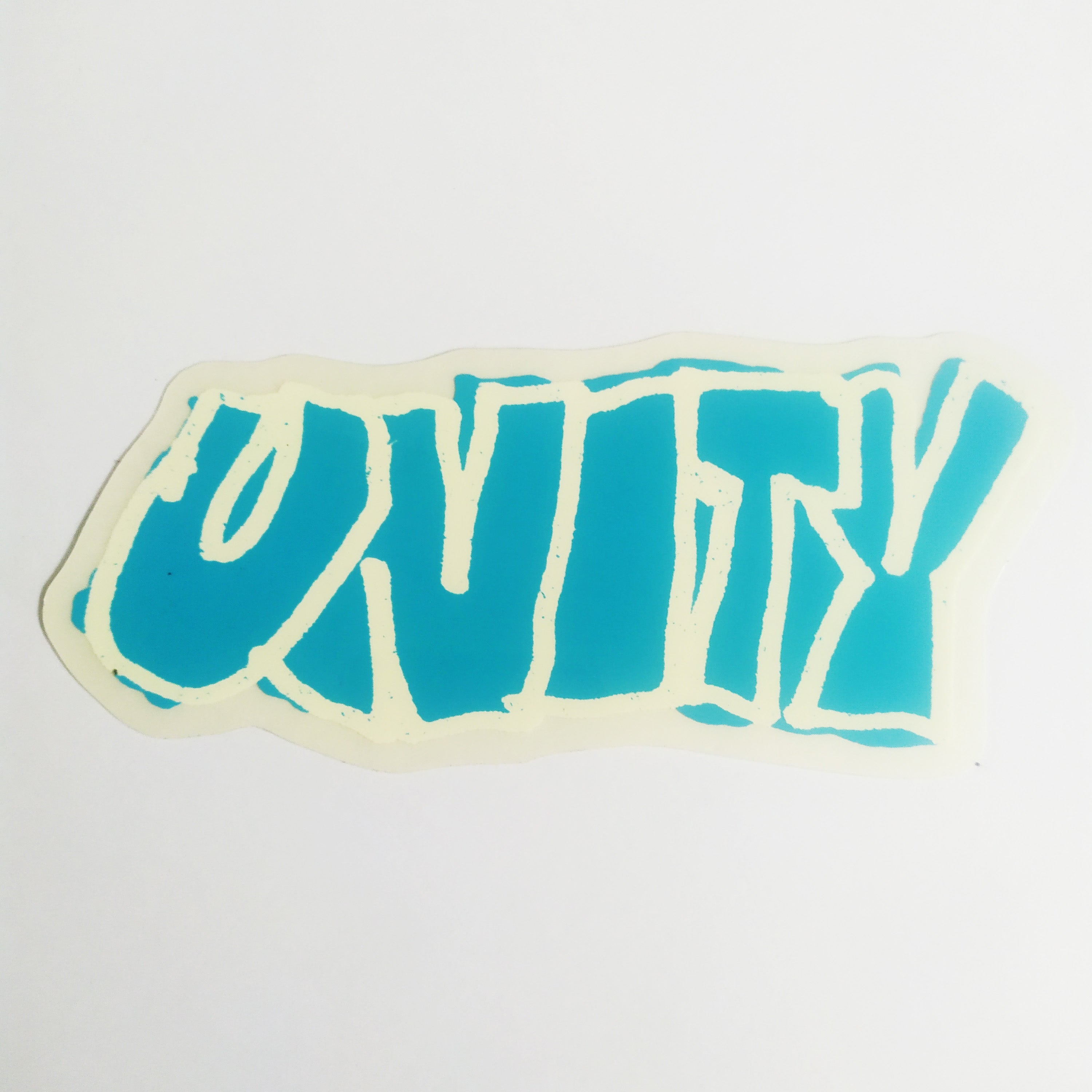 Unity Skateboards Sticker - Blue