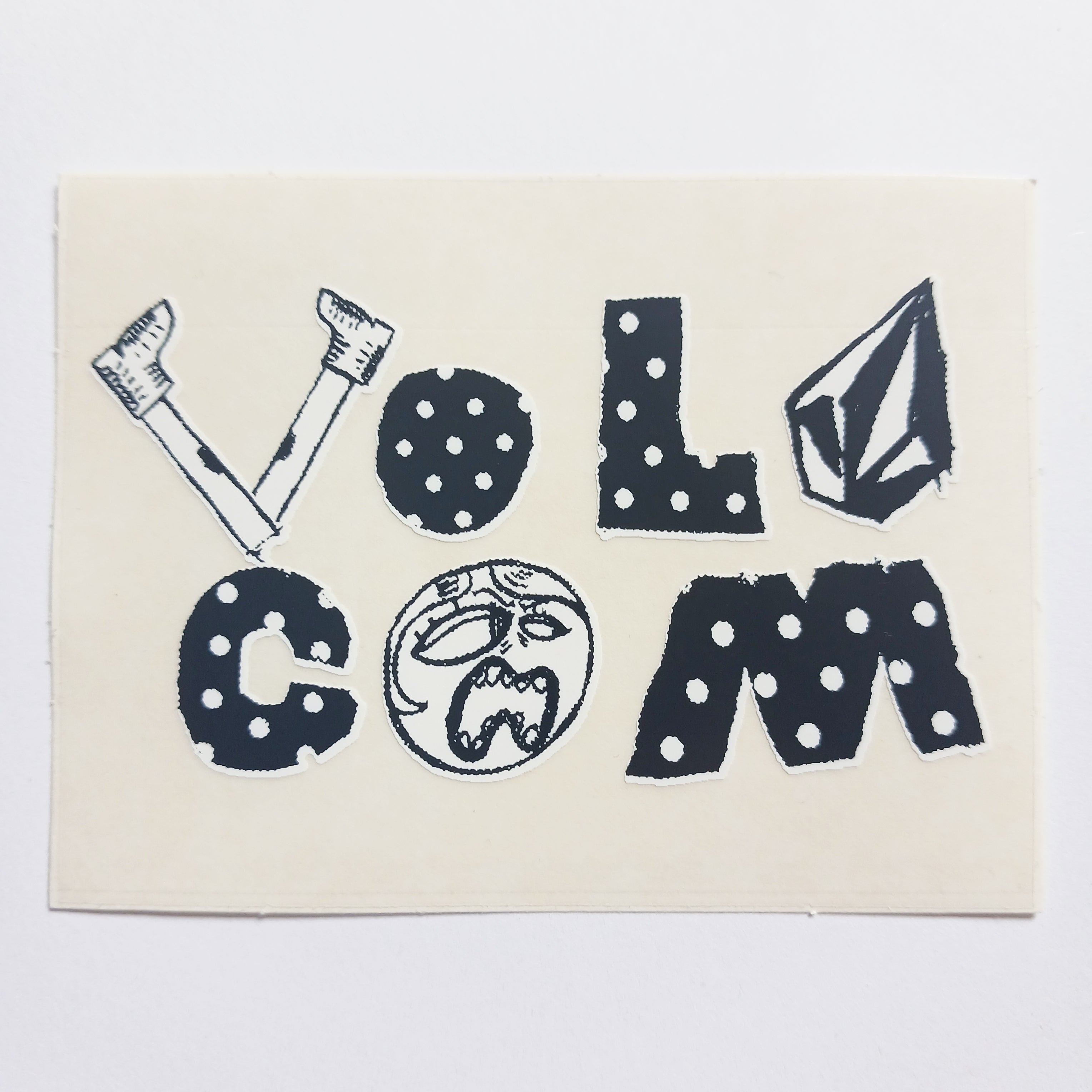 Volcom Stone Skateboard Sticker - SkateboardStickers.com