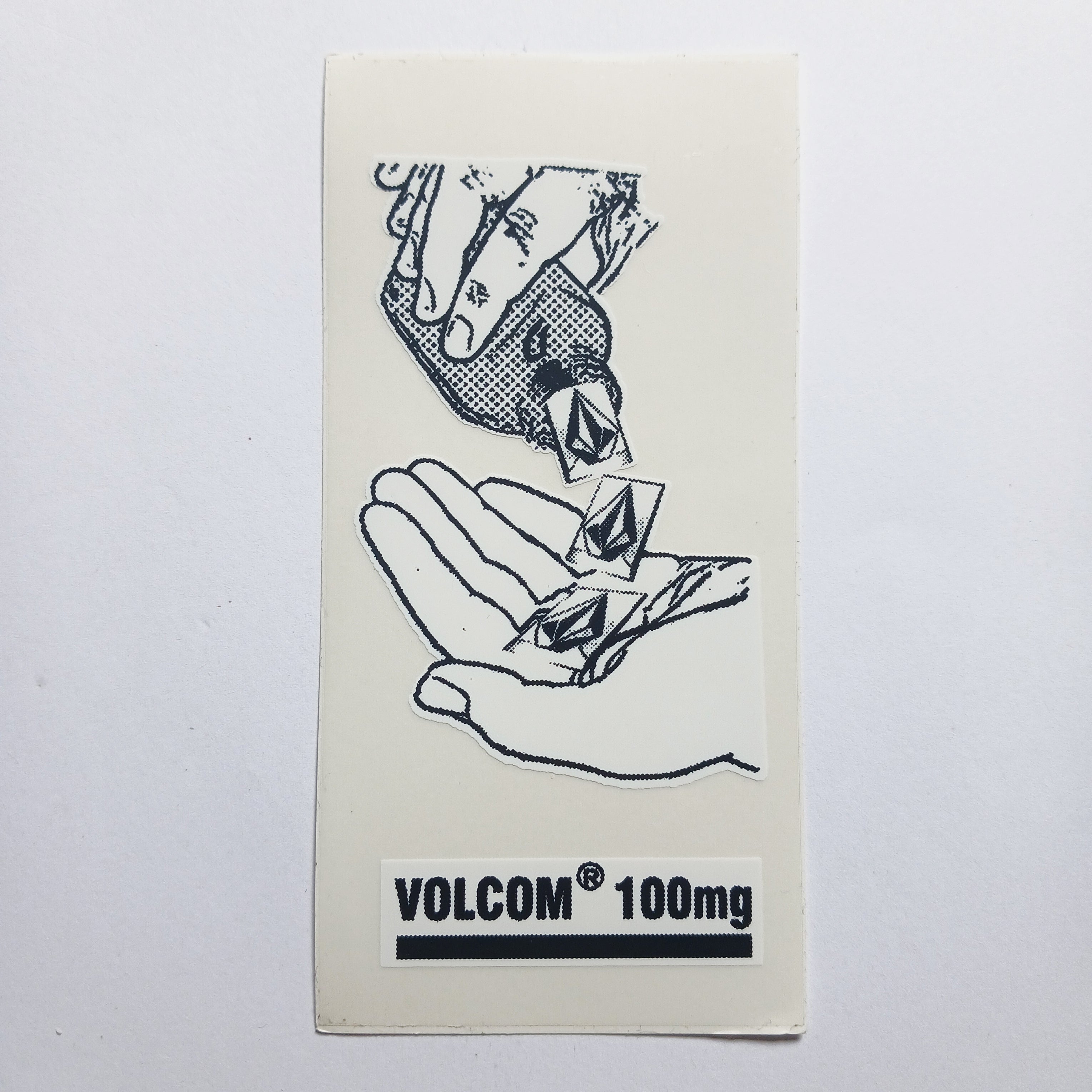 Volcom Stone Skateboard Sticker - SkateboardStickers.com