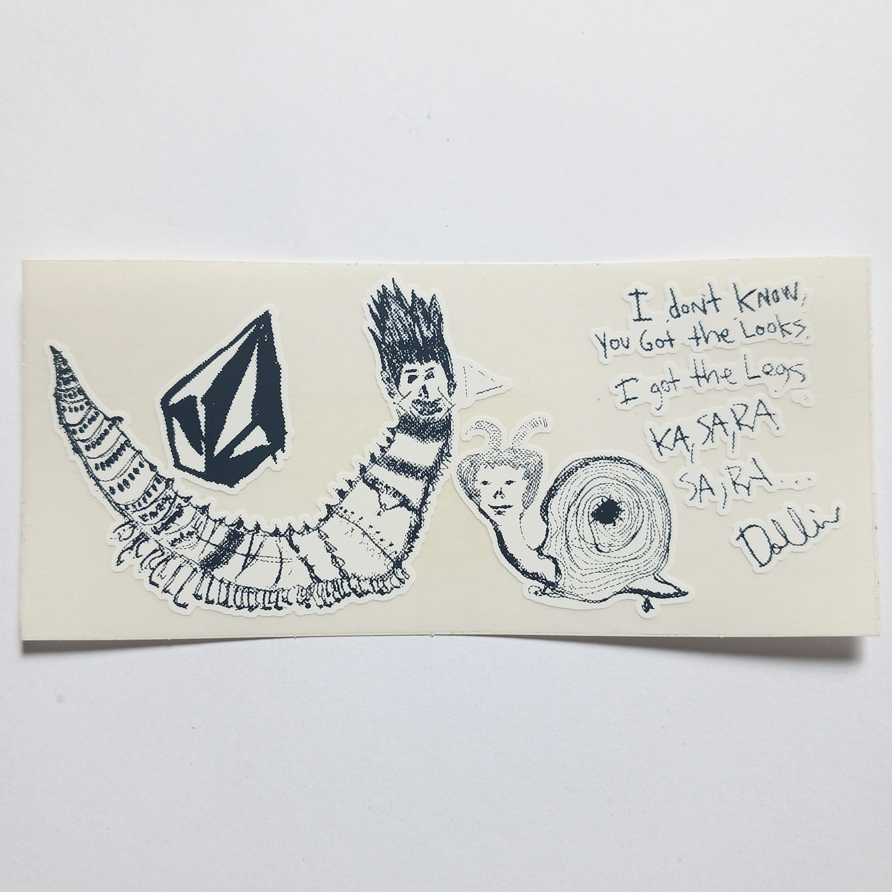 Volcom Stone Skateboard Sticker - SkateboardStickers.com