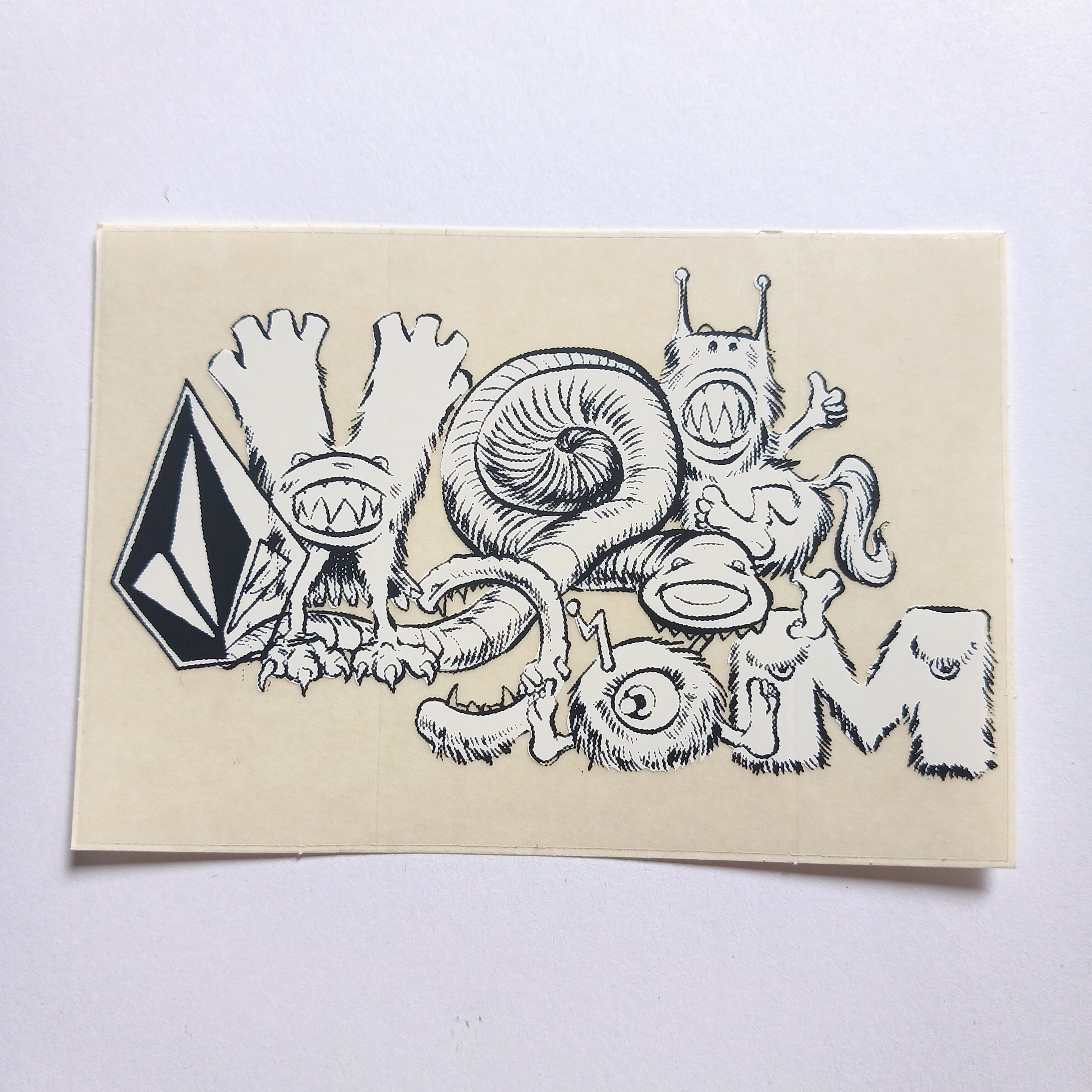 Volcom Stone Skateboard Sticker - SkateboardStickers.com