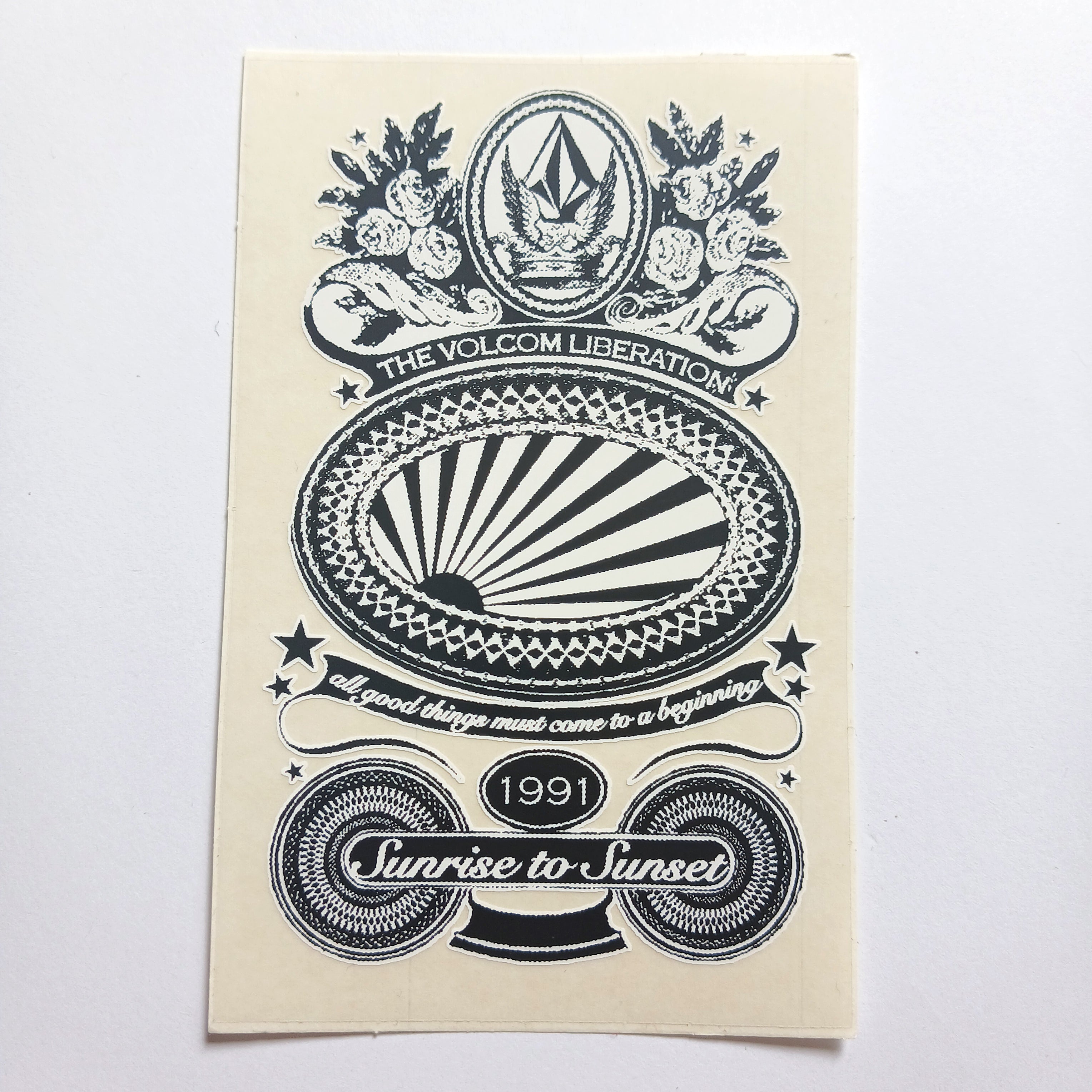 Volcom Stone Skateboard Sticker - SkateboardStickers.com
