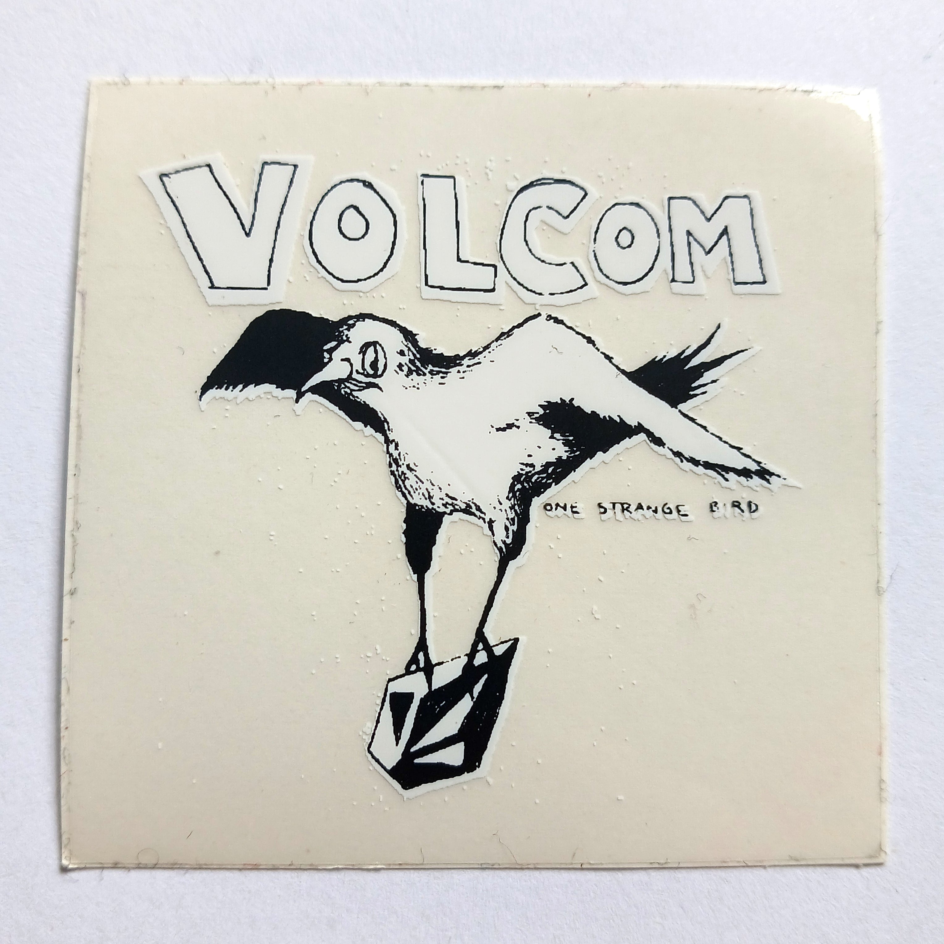 Volcom Stone Skateboard Sticker - Bird design - SkateboardStickers.com