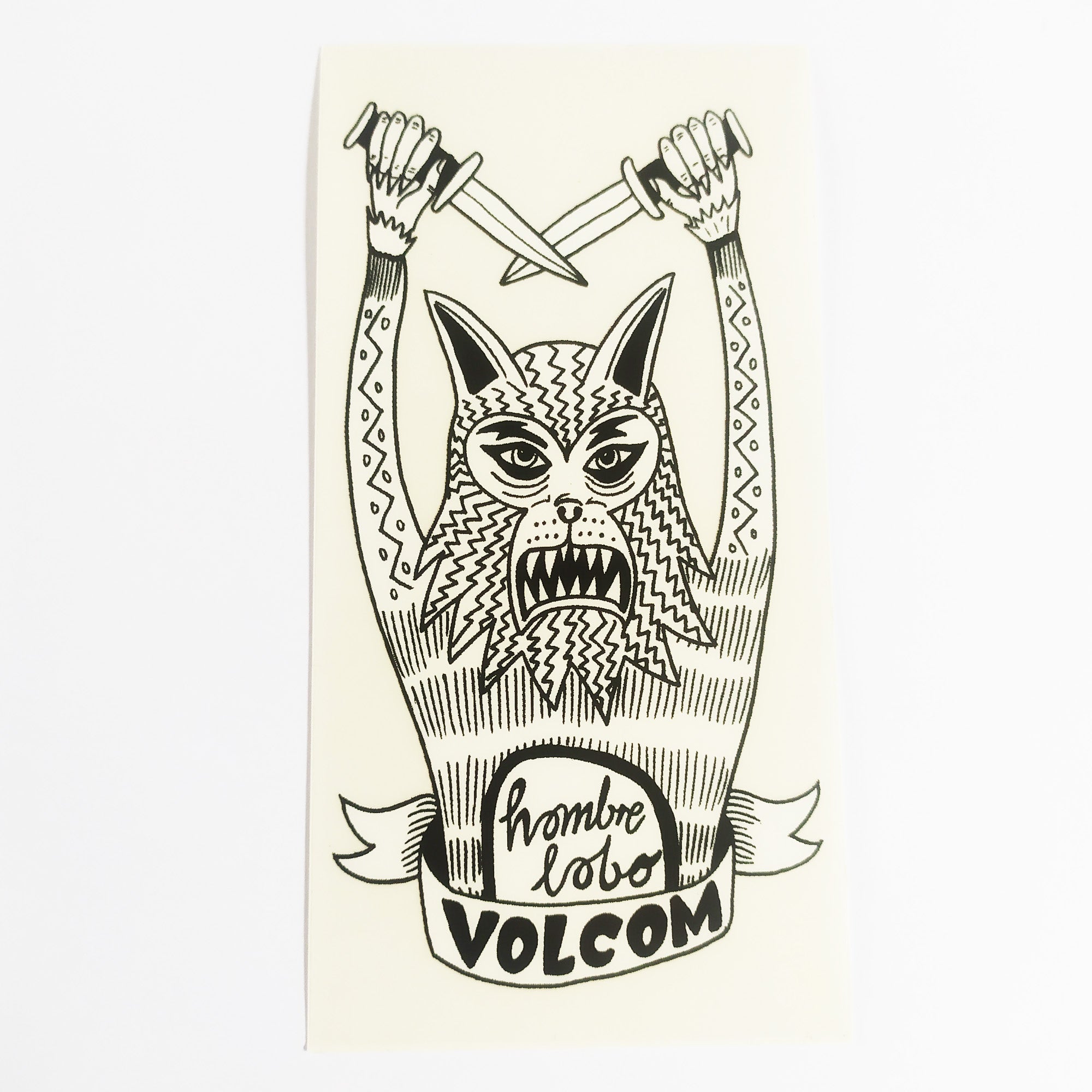 Volcom Stone Skateboard Sticker (20+ years old)