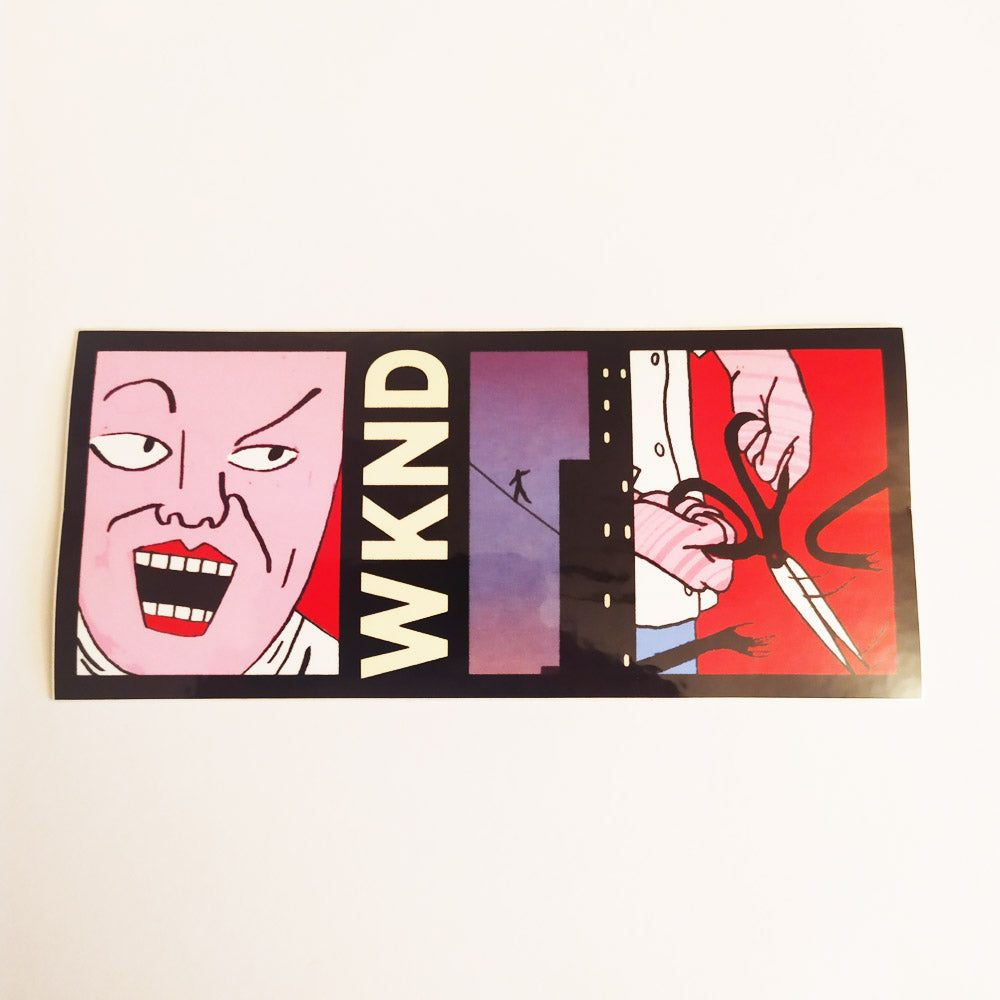 WKND Skateboards Skateboard Sticker - SkateboardStickers.com