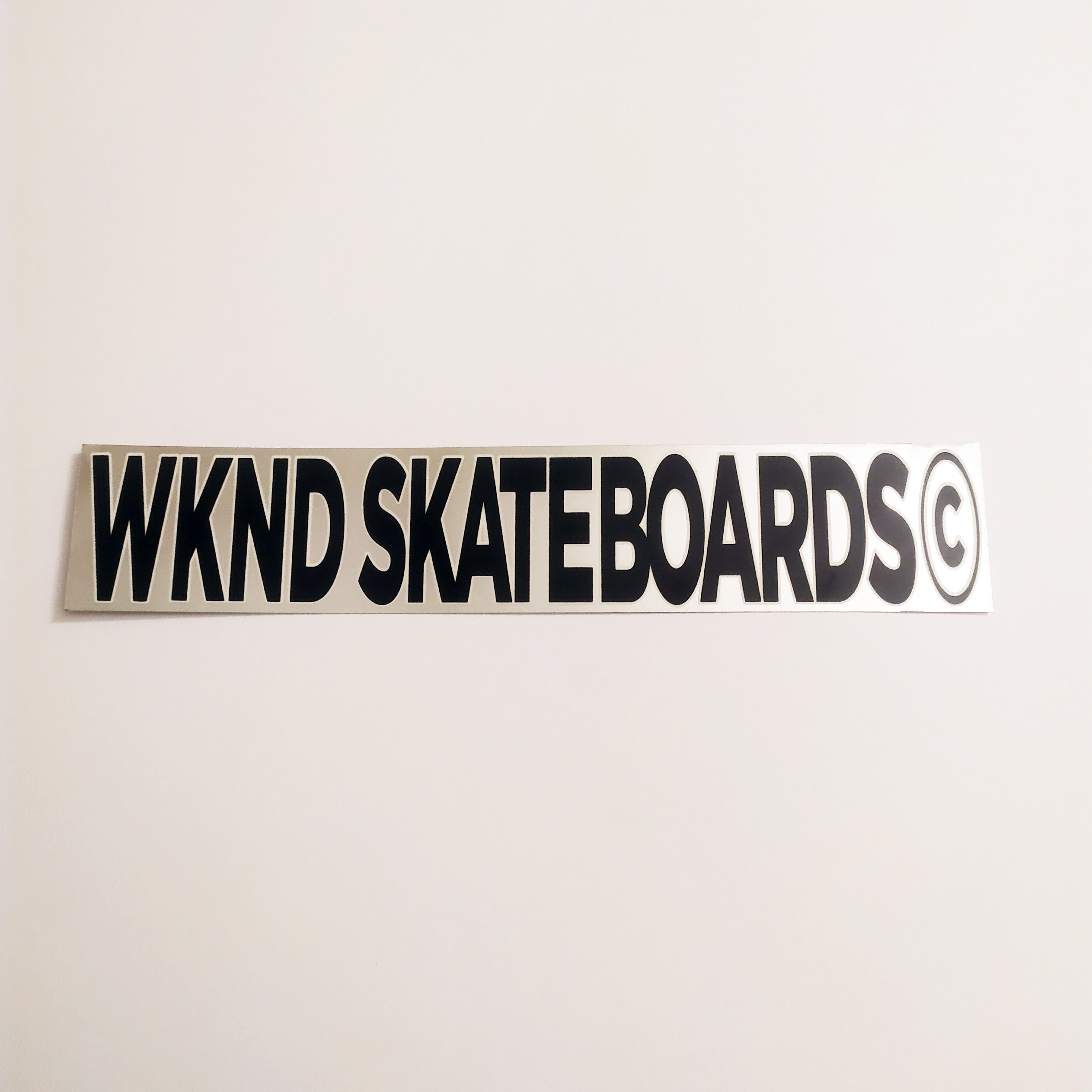 WKND Skateboards Sticker